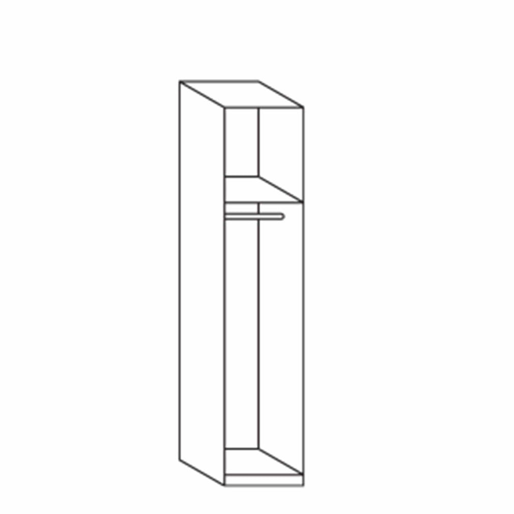 Amalfi - 1 Door Hinged Door Robe Height 210cm