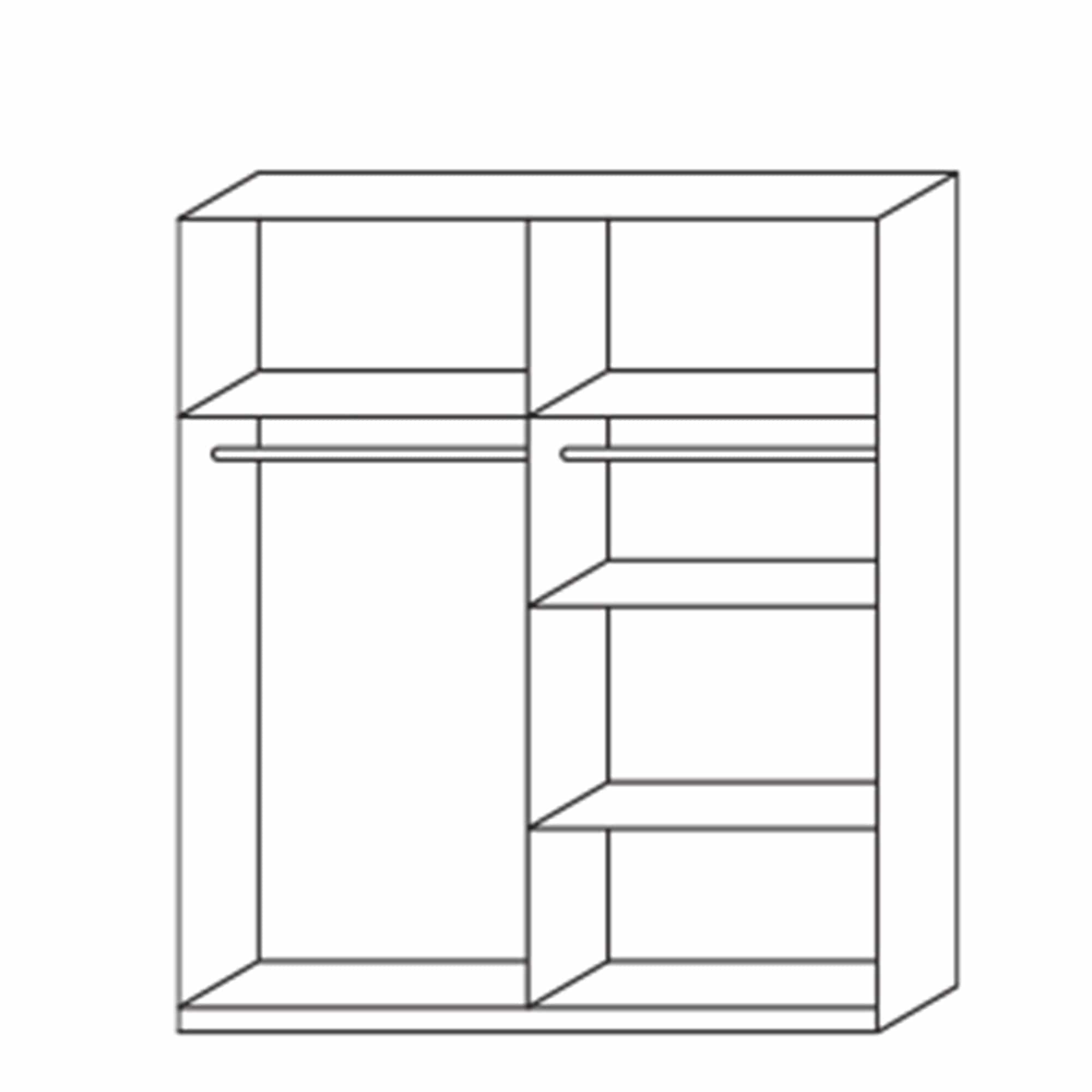 Amalfi - 4 Door Hinged Door Robe