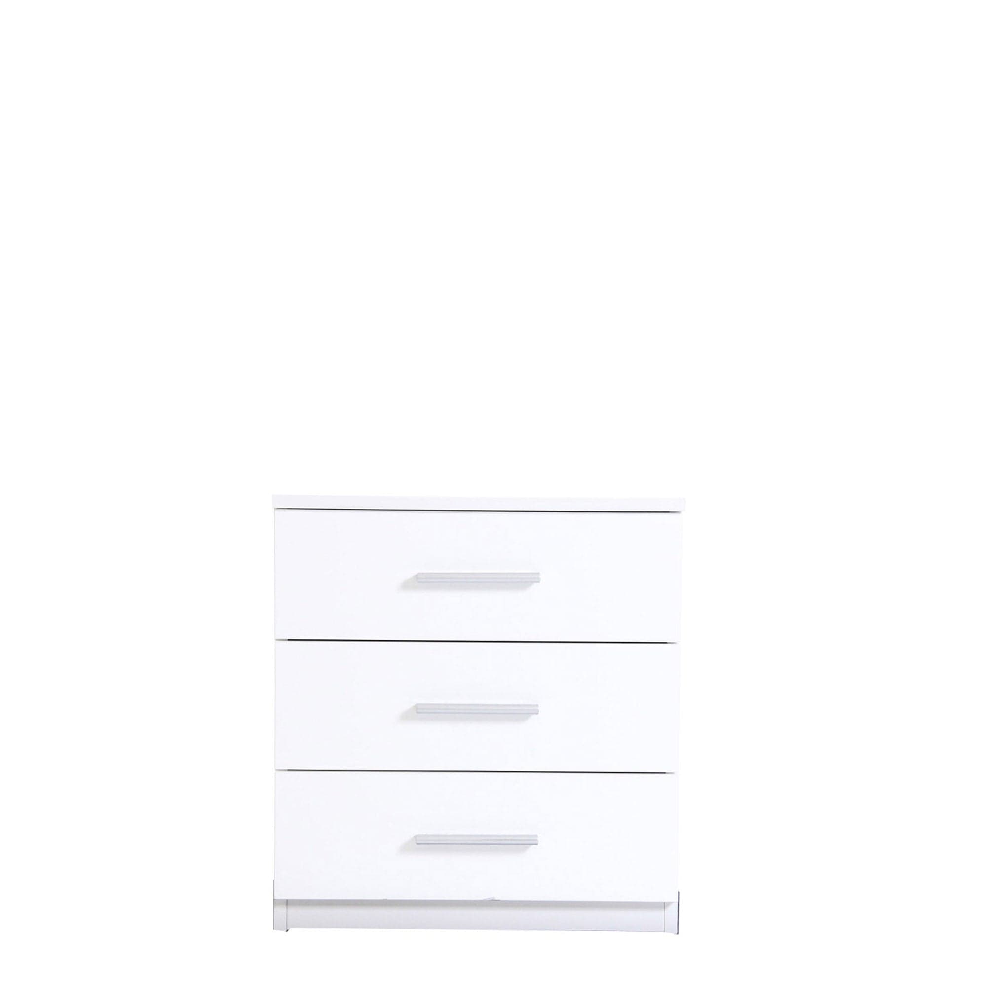 Amalfi - 3 Drawer Bedside Table