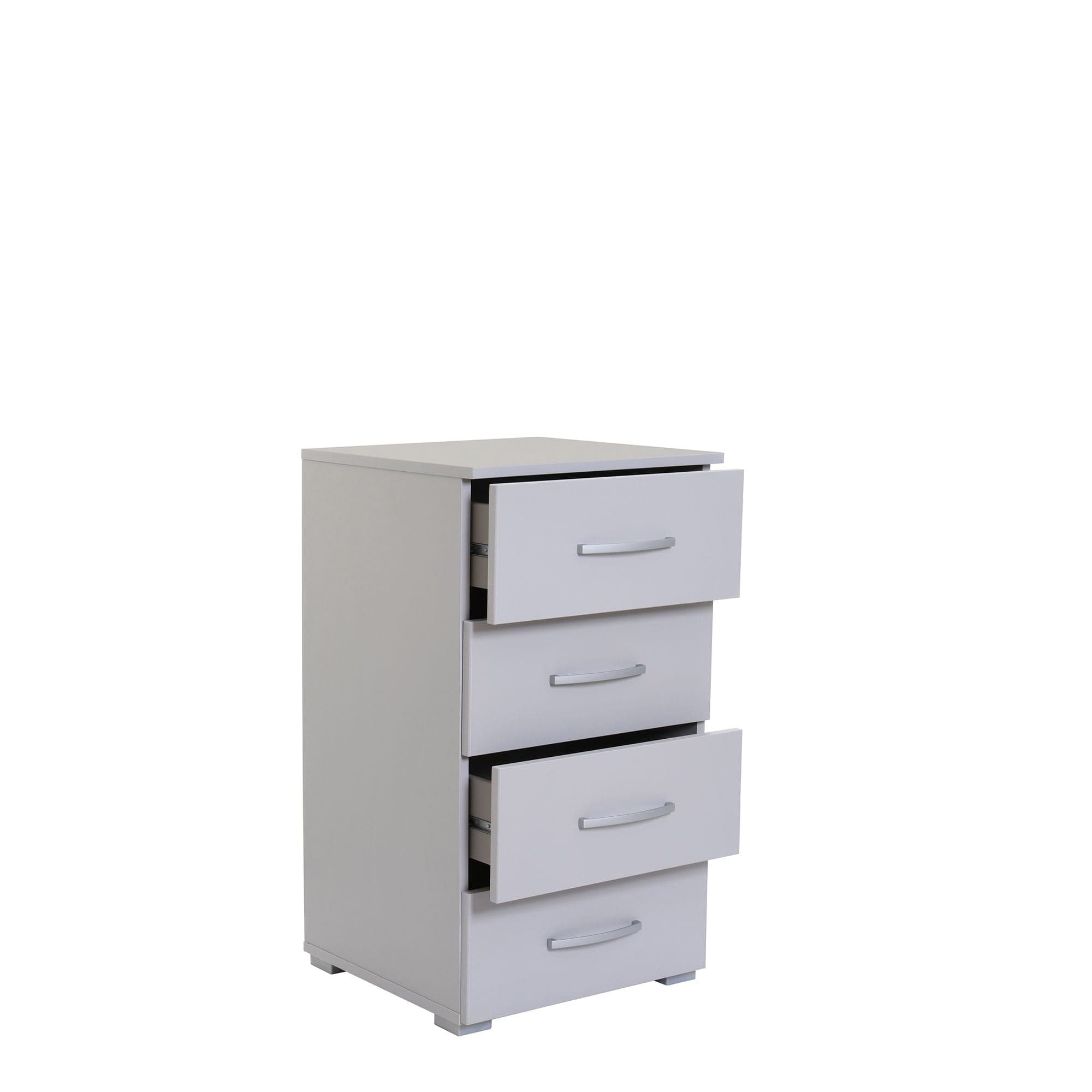 Arkana - 4 Narrow Drawer Chest IN AD390 Silk Grey