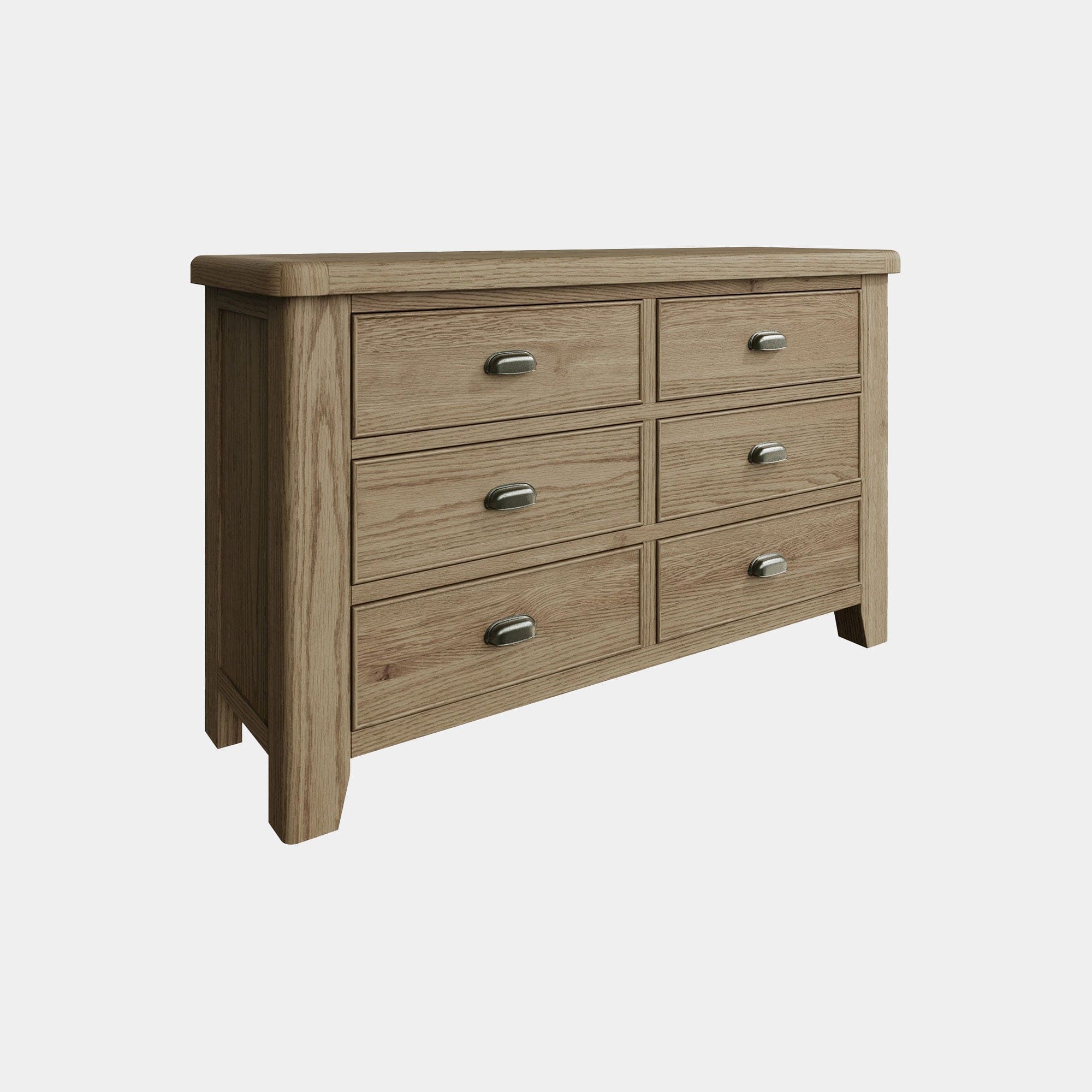 Farringdon - 6 Drawer Chest Oak Finish
