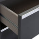 Omega - 47cm 4 Drawer Bedside Table In Colour With Horizontal Trim 638N