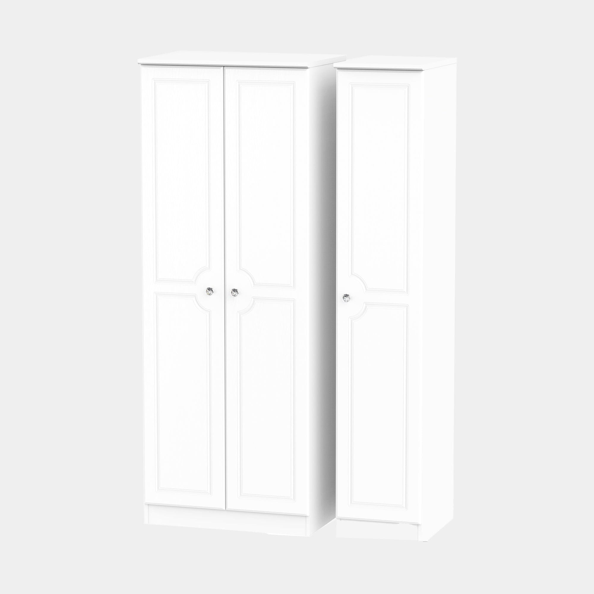 Penshurst - Tall Triple Plain Robe In White