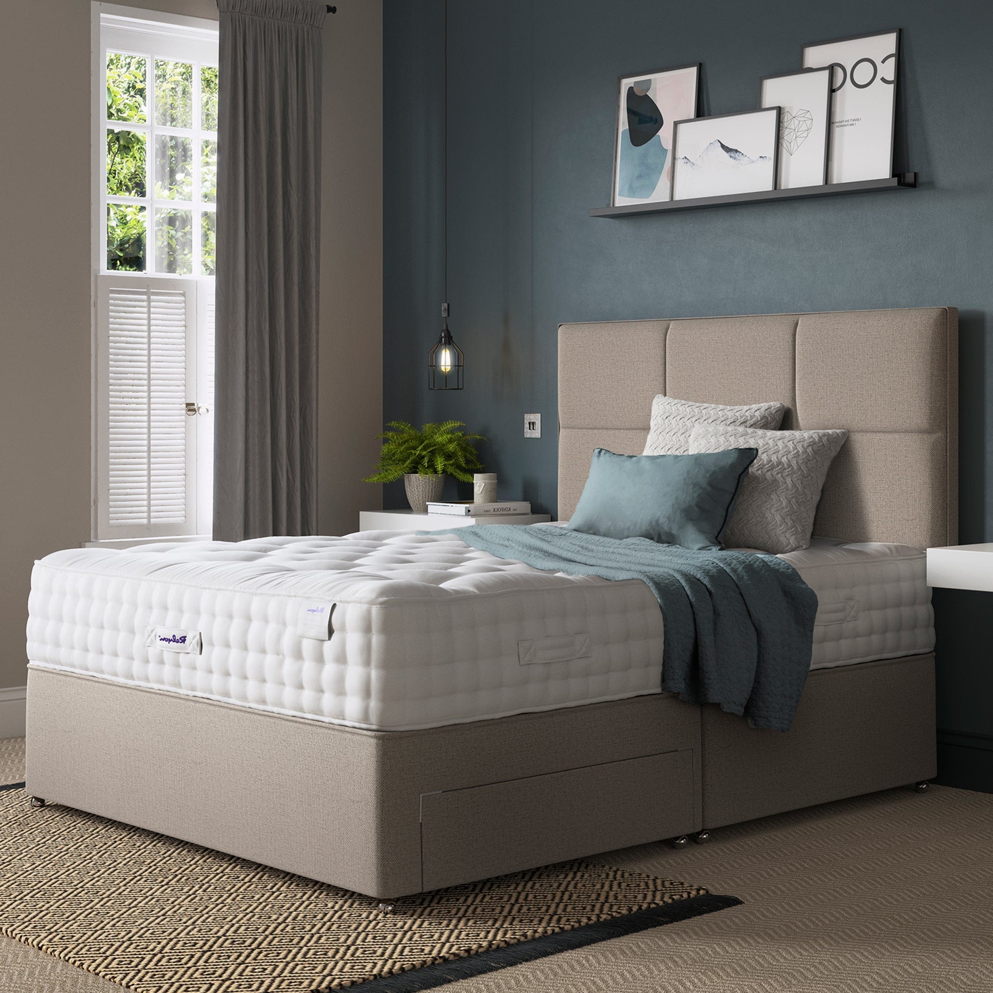 Relyon Canterbury - Mattress & Base Set 135cm (Double) Grade A Non Drawer