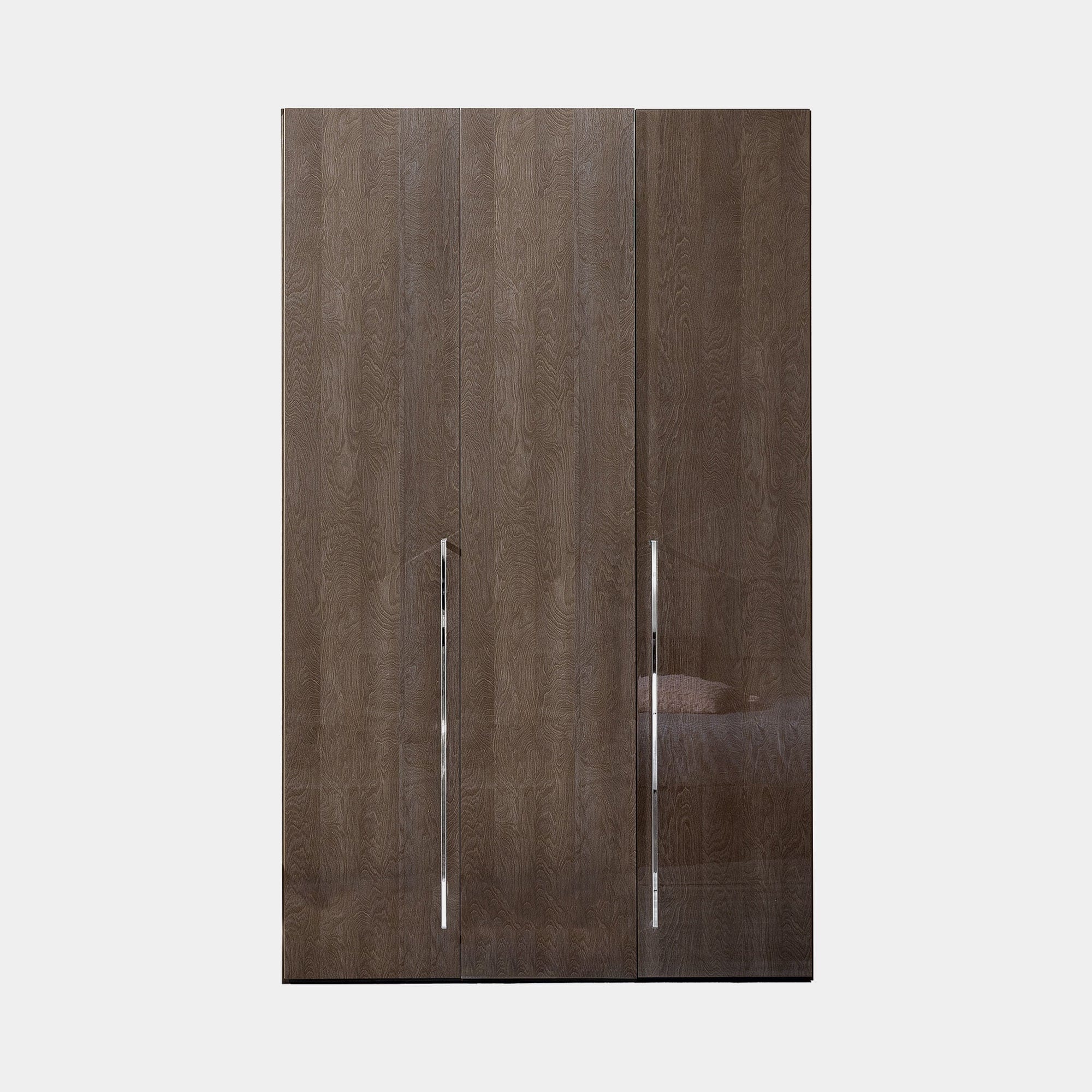 Treviso - Wardrobe, Silver Grey 139.5cm 3 Door