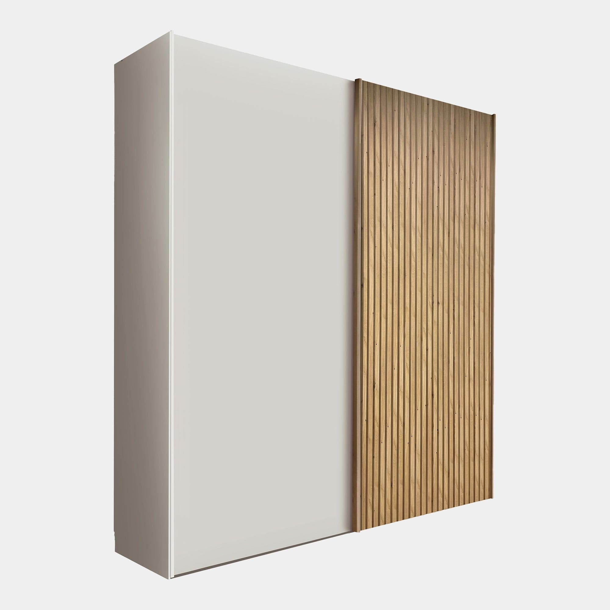 Lakewood - Sliding Door Wardrobe, Oak 200cm 2 Door