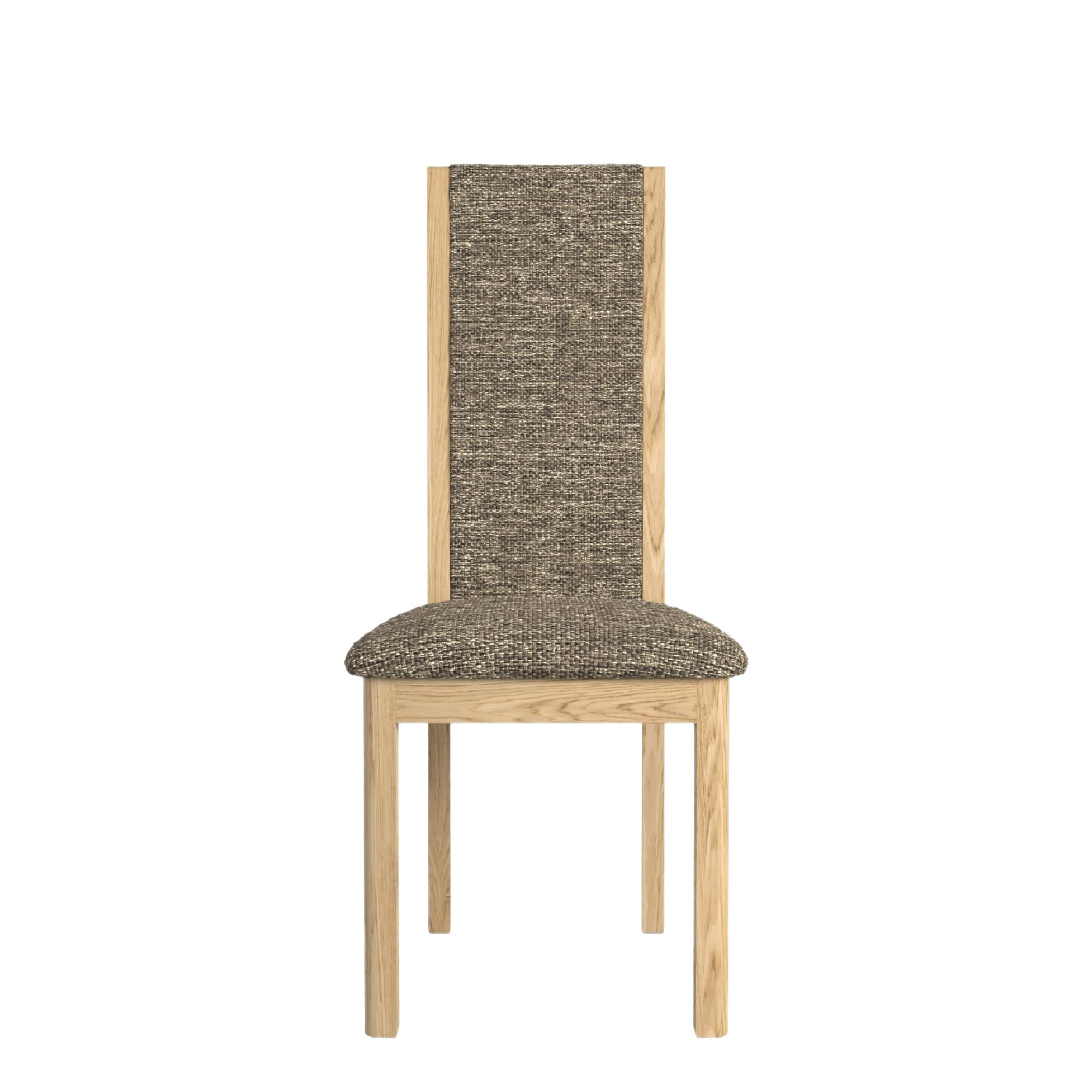 Arden - High Back Dining Chair In Fabric Grey