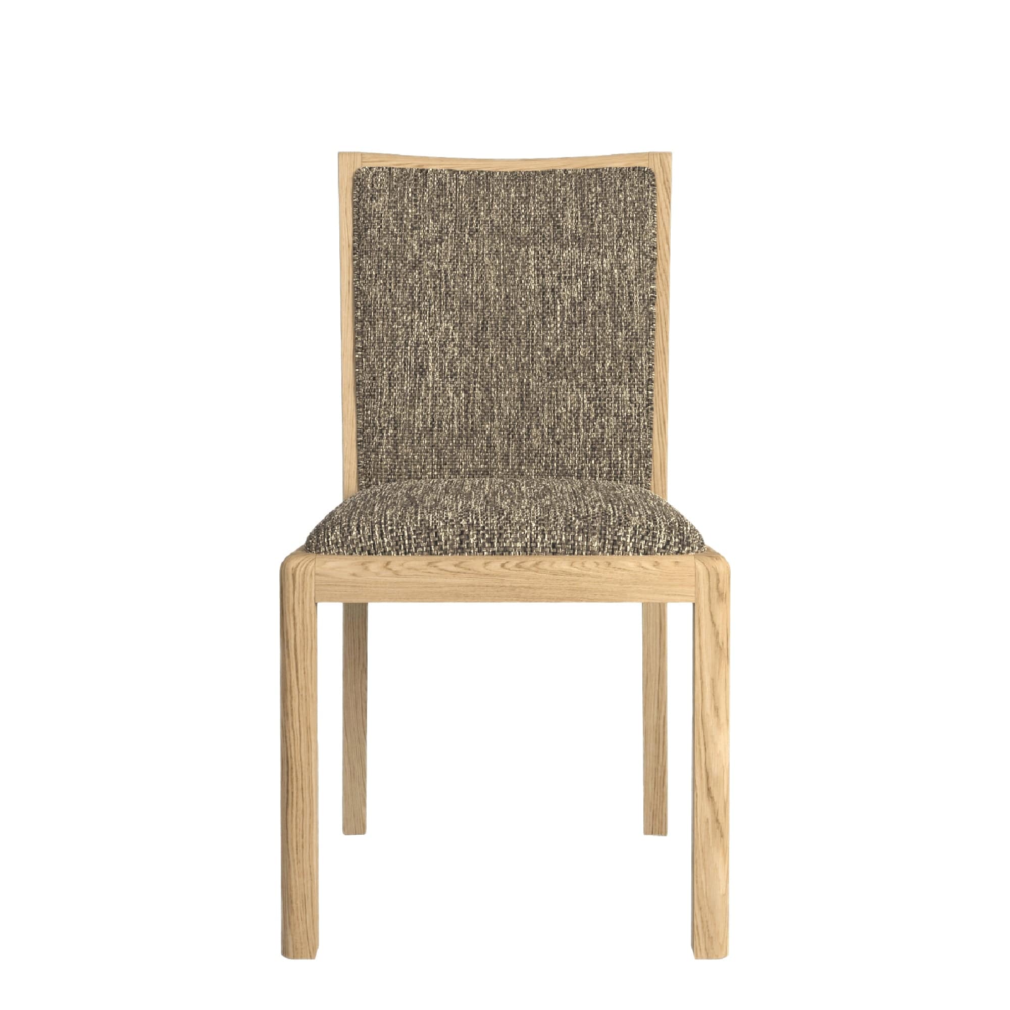 Arden - Low Back Dining Chair In Fabric Grey