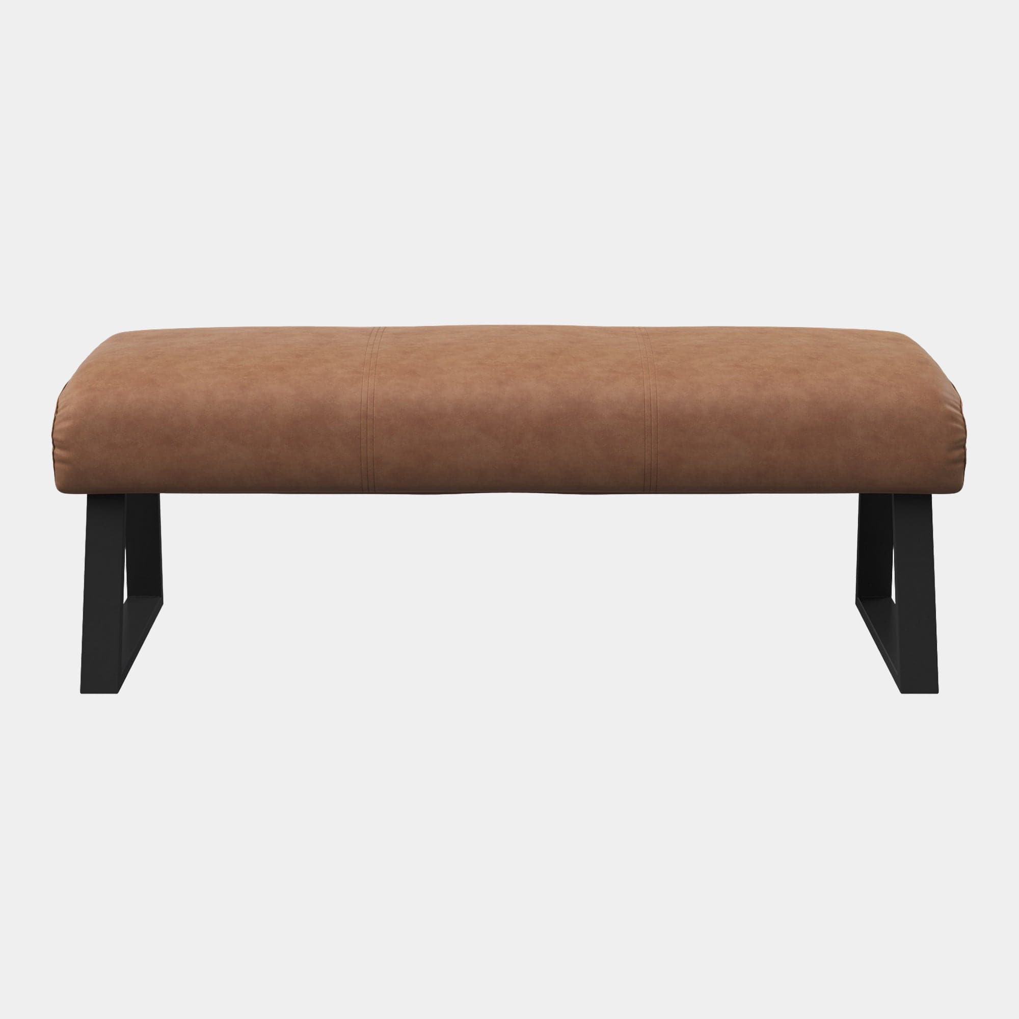 Matera - Backless Bench In PU Tan