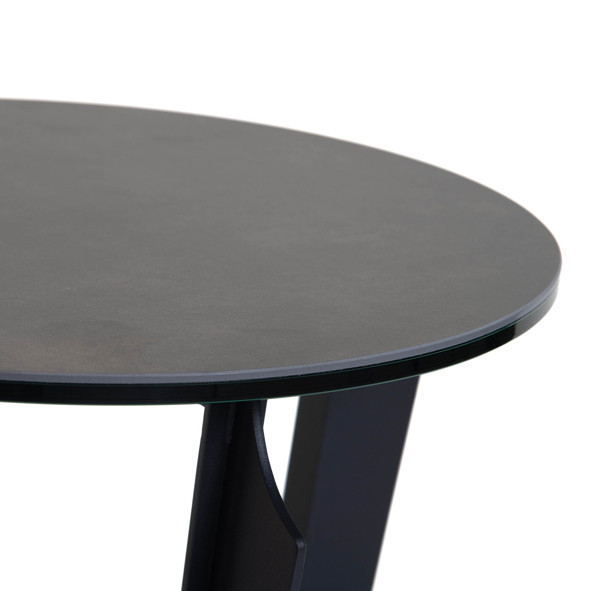 Benito - Round Lamp Table Ceramic Top 40cm