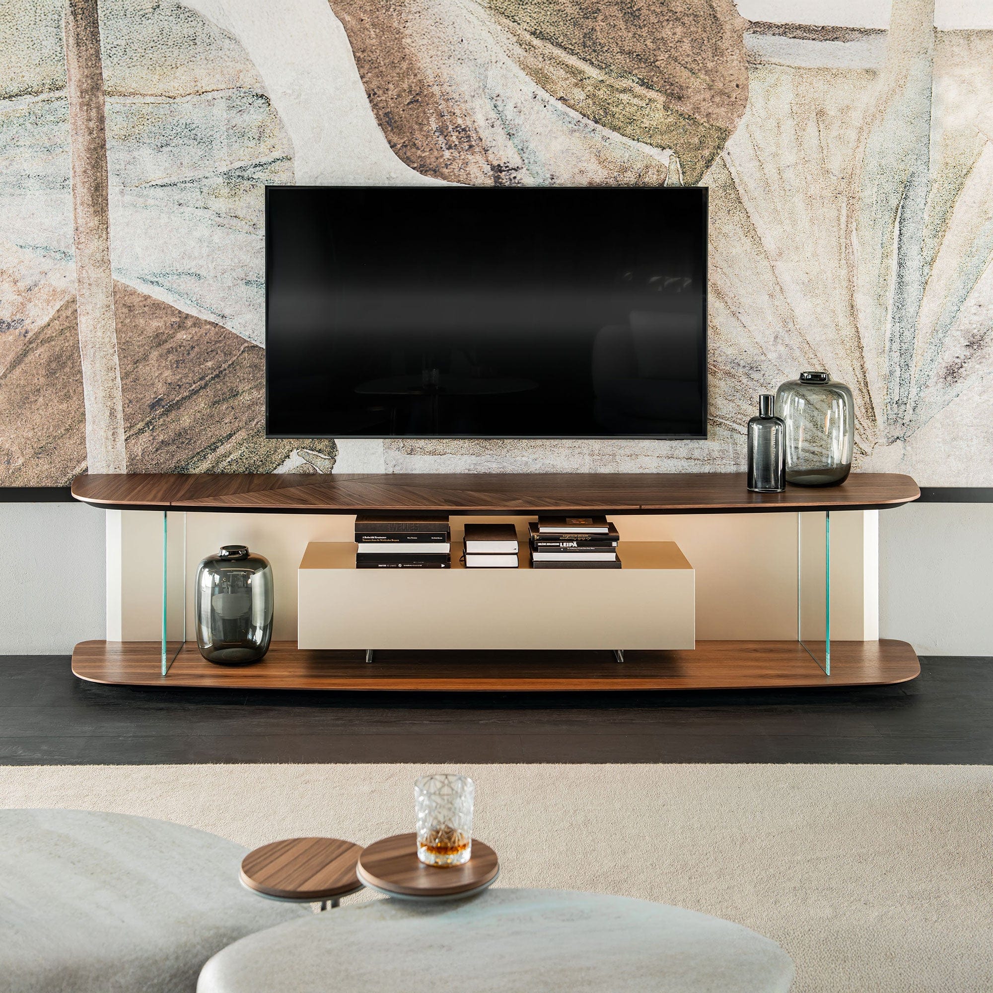 Cattelan Italia Altavista - TV Unit, Wood Top