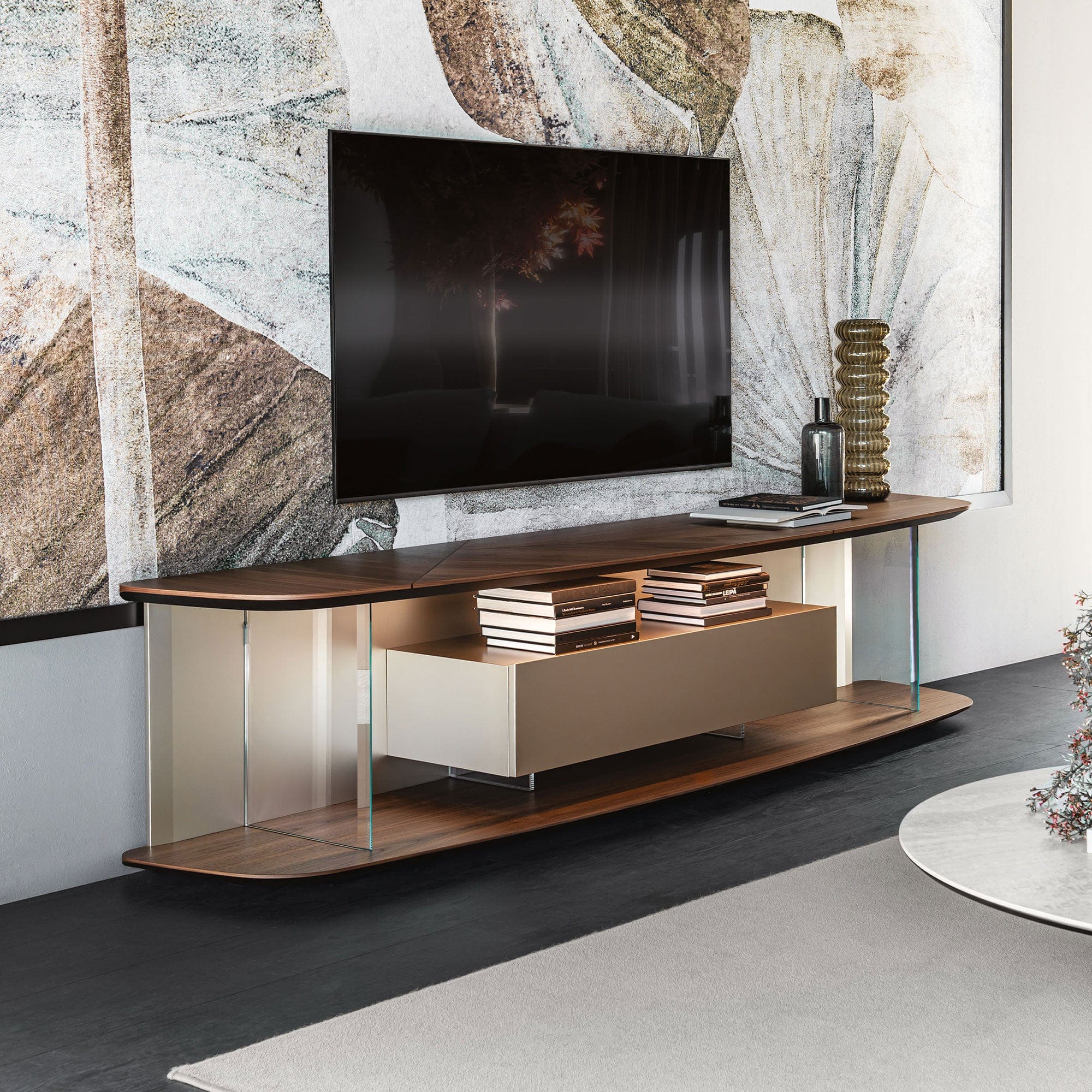 Cattelan Italia Altavista - TV Unit, Wood Top