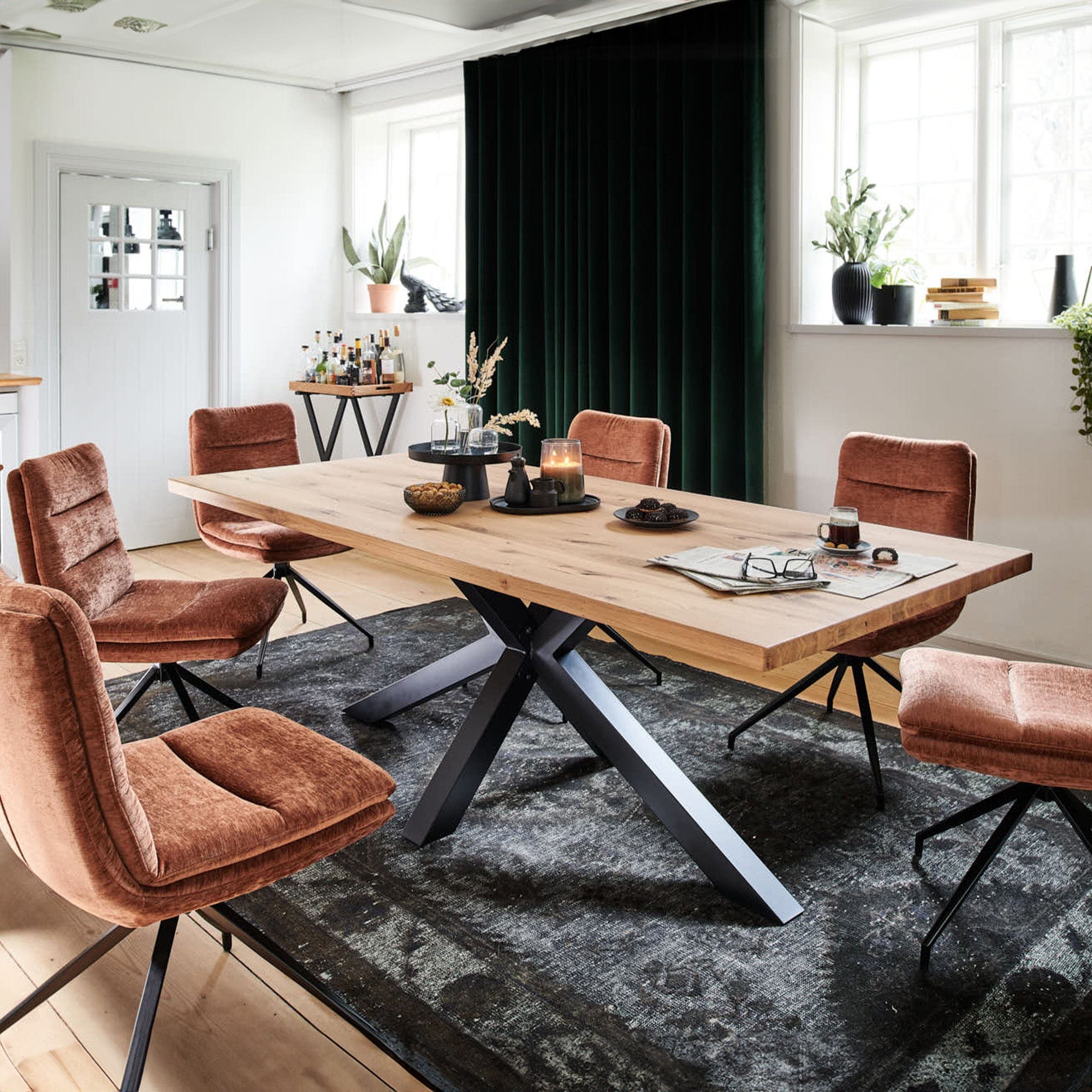 Titan - Oak Dining Table