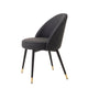 Set Of 2 Dining Chairs Grey Faux Leather