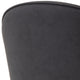 Set Of 2 Dining Chairs Grey Faux Leather