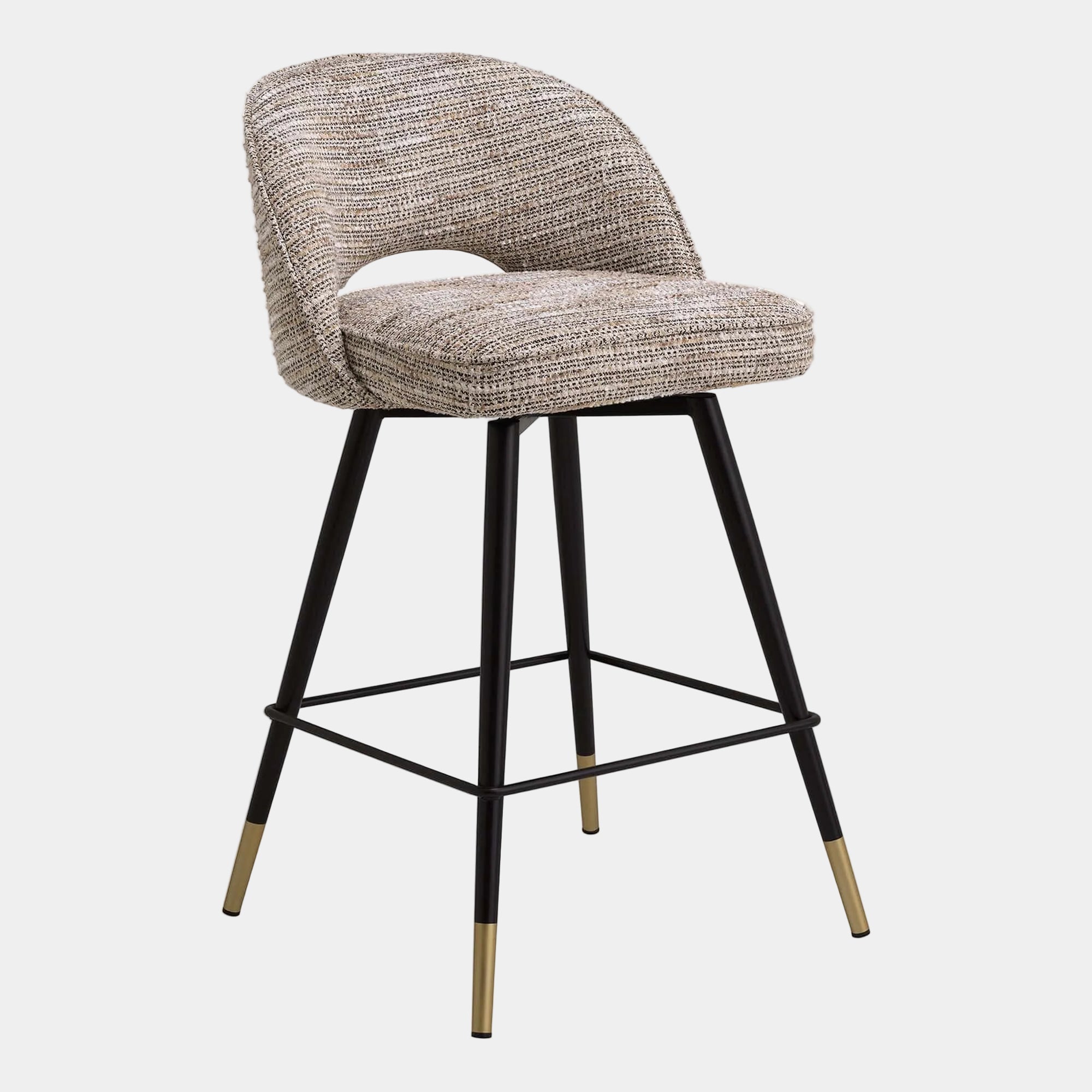 Eichholtz Cliff - Swivel Bar Stools Set Of 2, Fabric