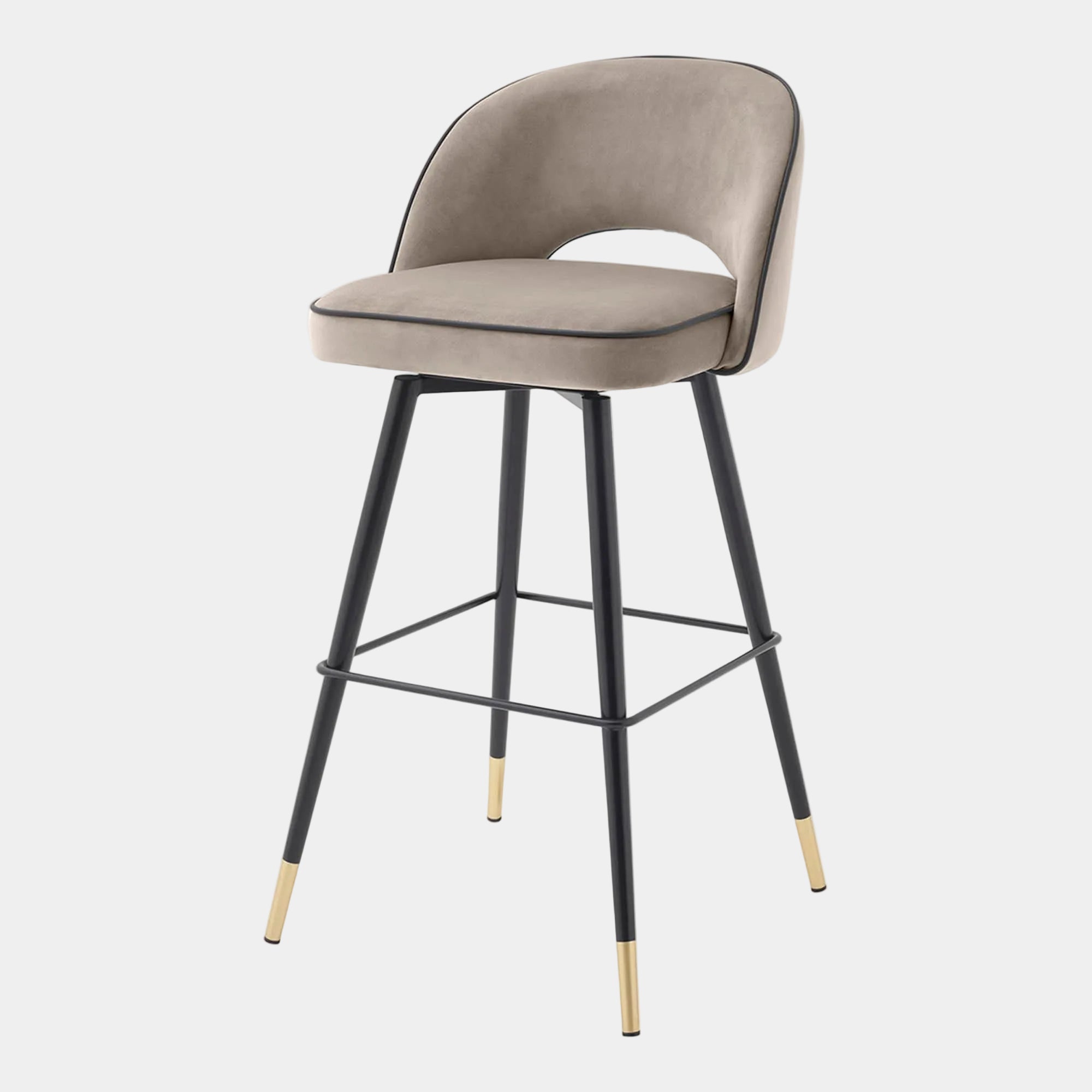 Eichholtz Cliff - Swivel Barstools Set Of 2, Velvet