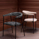 Eichholtz Julio - Set Of 2 Dining Chairs In Boucle Sonata Black