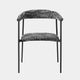 Eichholtz Julio - Set Of 2 Dining Chairs In Boucle Sonata Black