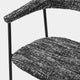 Eichholtz Julio - Set Of 2 Dining Chairs In Boucle Sonata Black