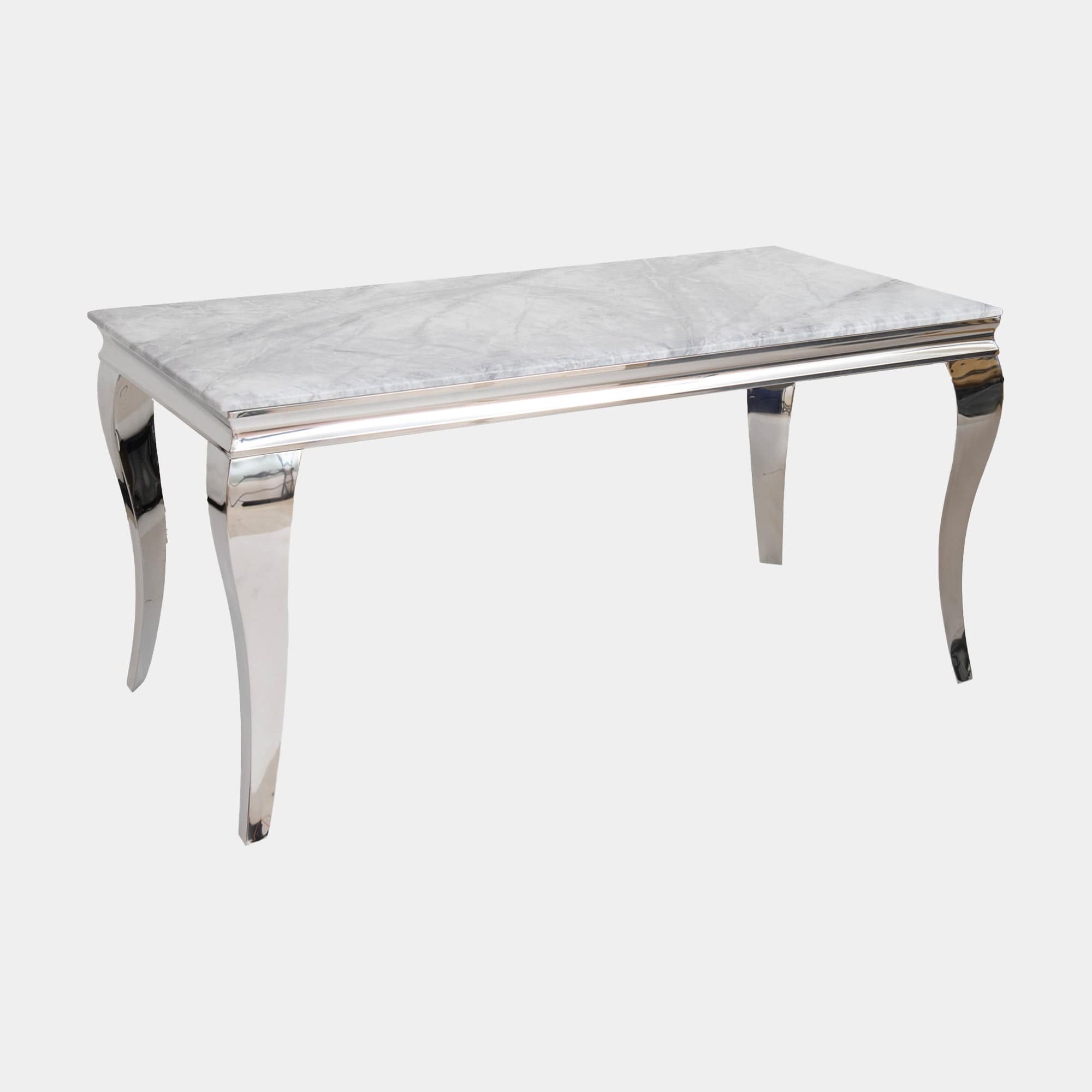 Izmir - 120cm Dining Table With Grey Marble Top