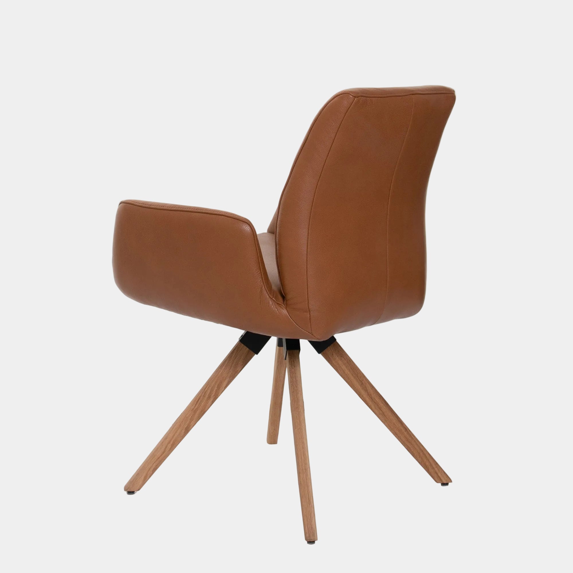 Layla - Swivel Dining Chair, Leather