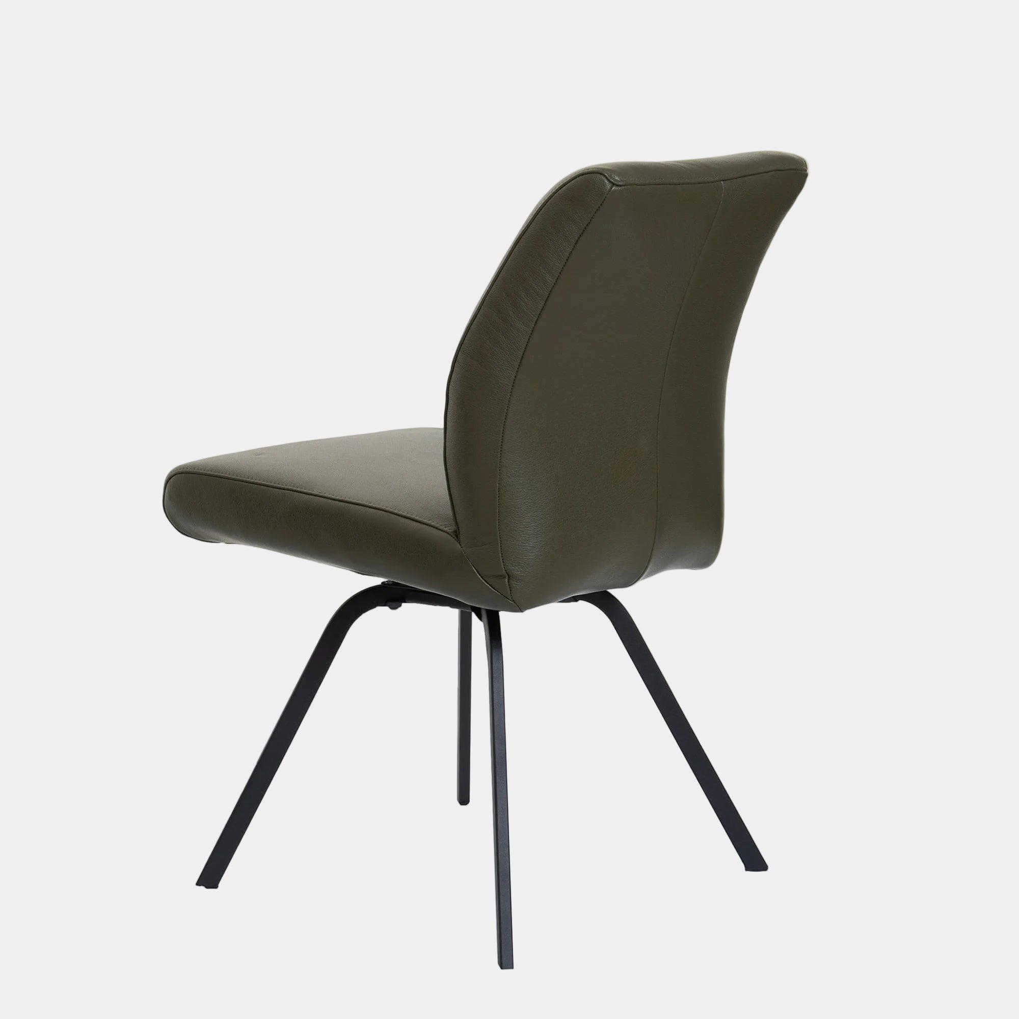 Lily - Swivel Dining Chair, Leather