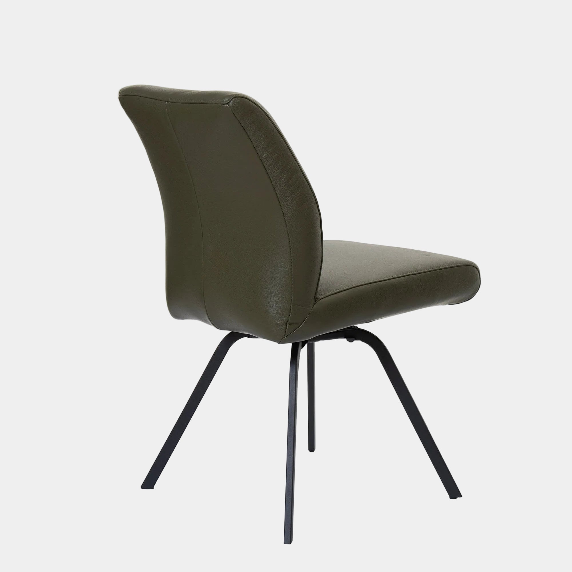 Lily - Swivel Dining Chair, Leather