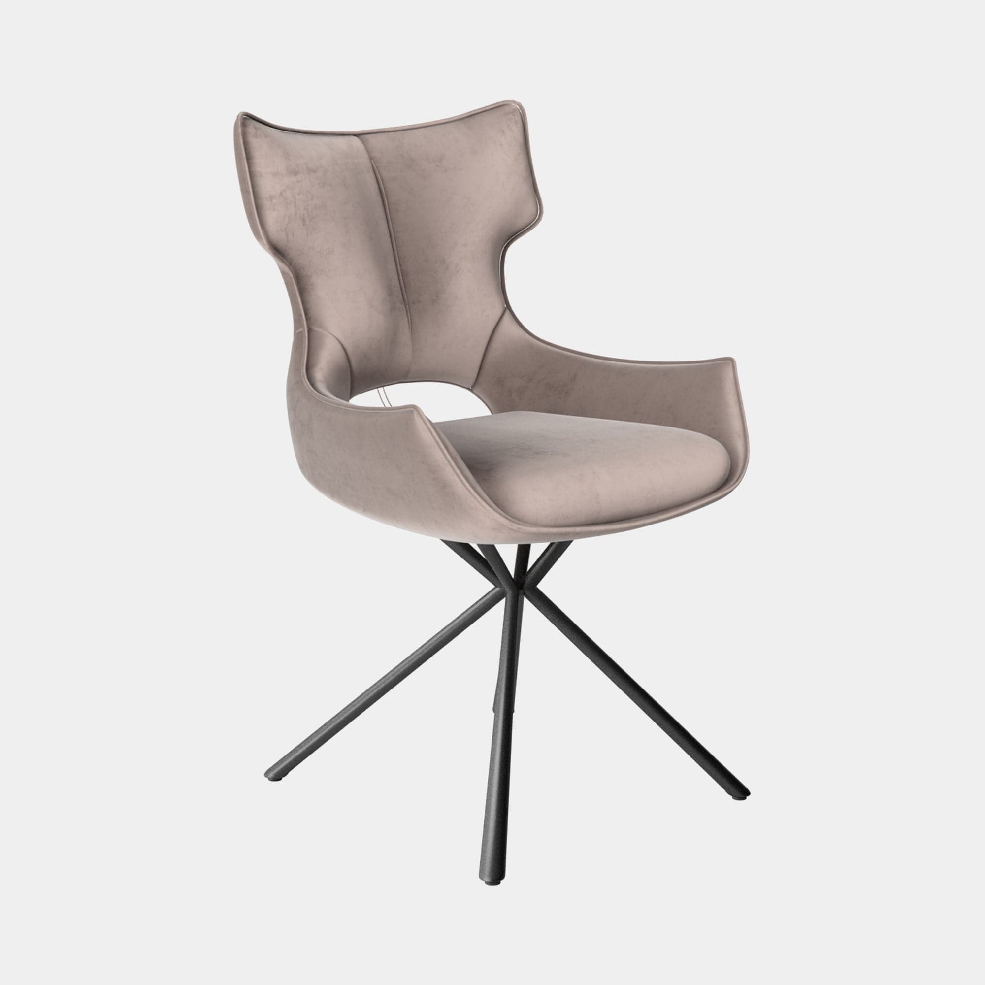 Zara - Dining Chair In Mink Velvet