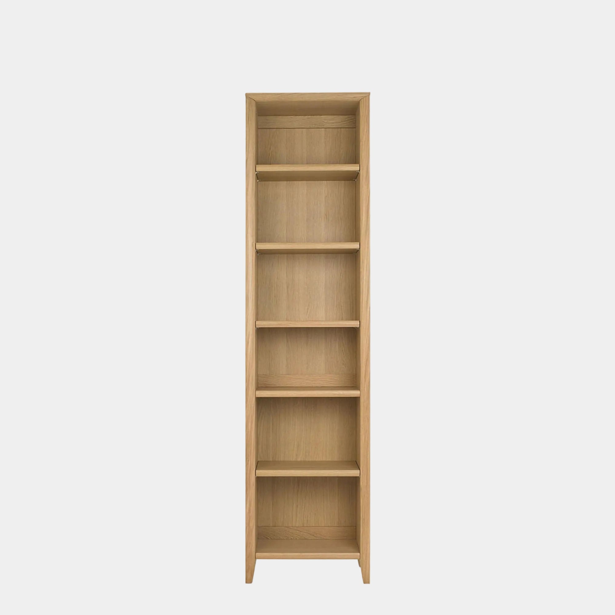 Bremen - Narrow Bookcase, Oak