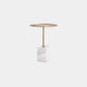 Eichholtz Cole - Side Table Brushed Brass/White Marble