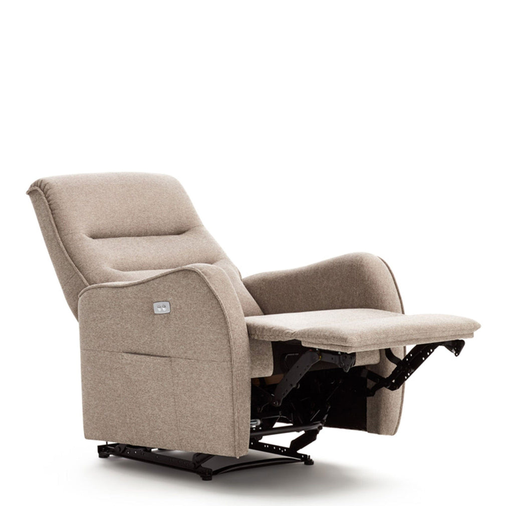 Capri - Dual Motor Power Recliner Chair In Fabric Grade D