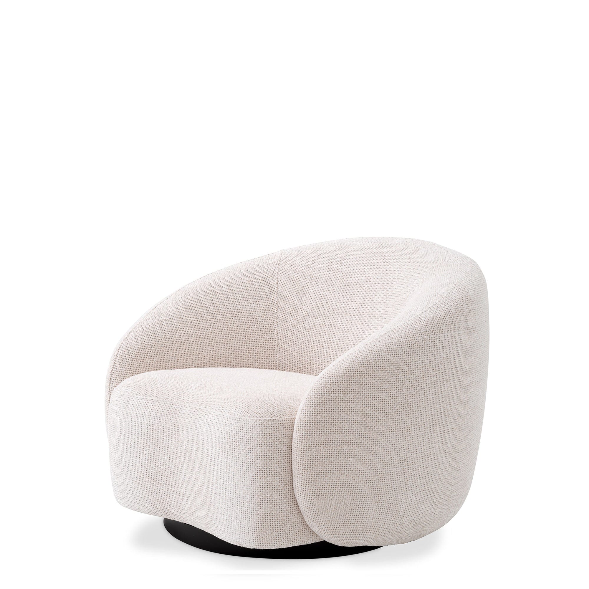 Eichholtz Amore - Swivel Chair In Fabric Lyssa Off-White