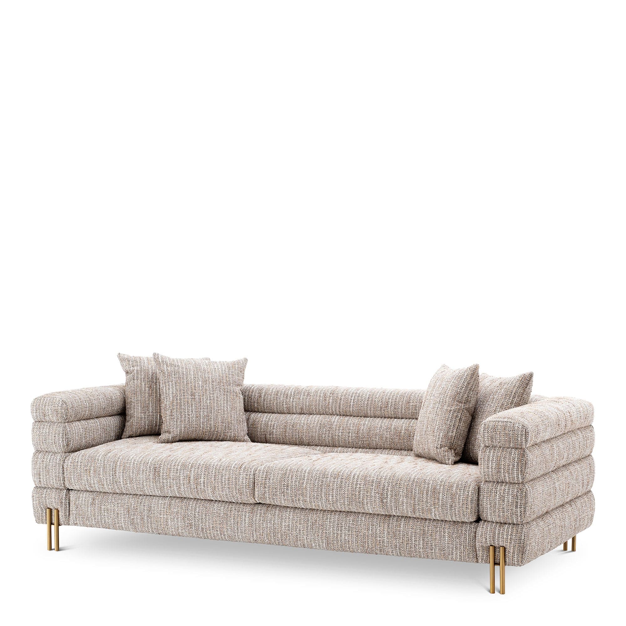 Large Sofa In Fabric Mademoiselle Beige