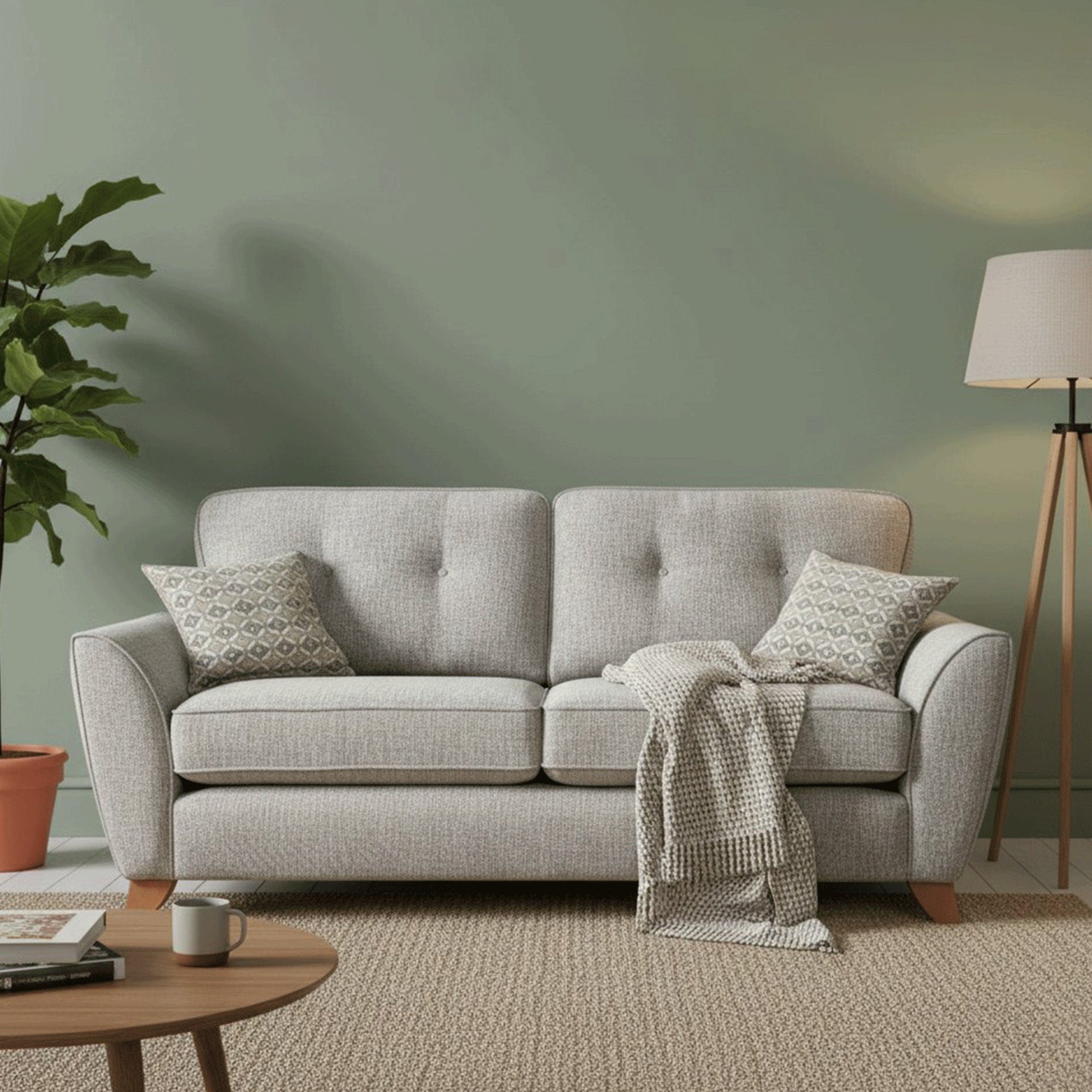 Isabelle - 3 Seat Sofa, Fabric