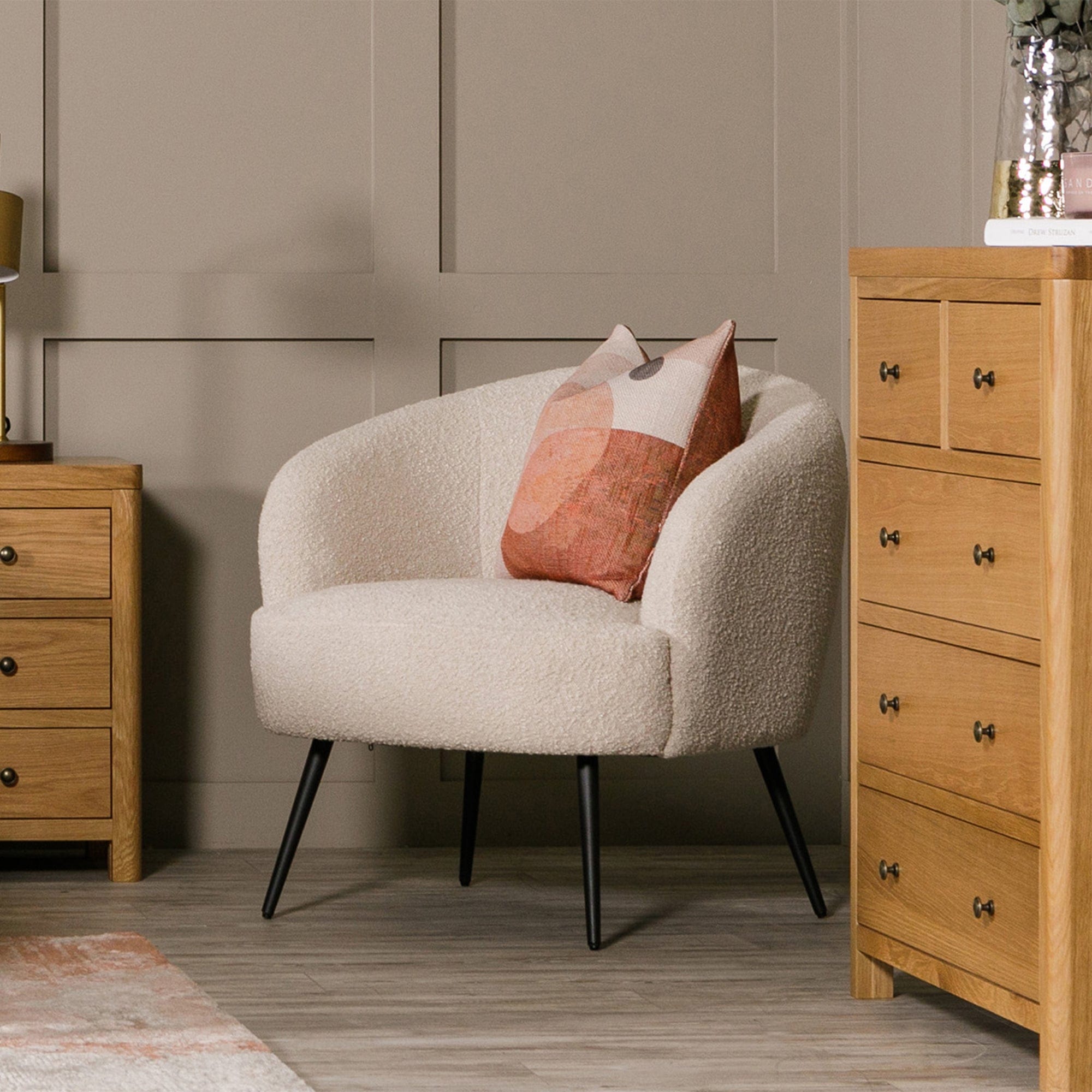 Oscar - Accent Chair, Fabric