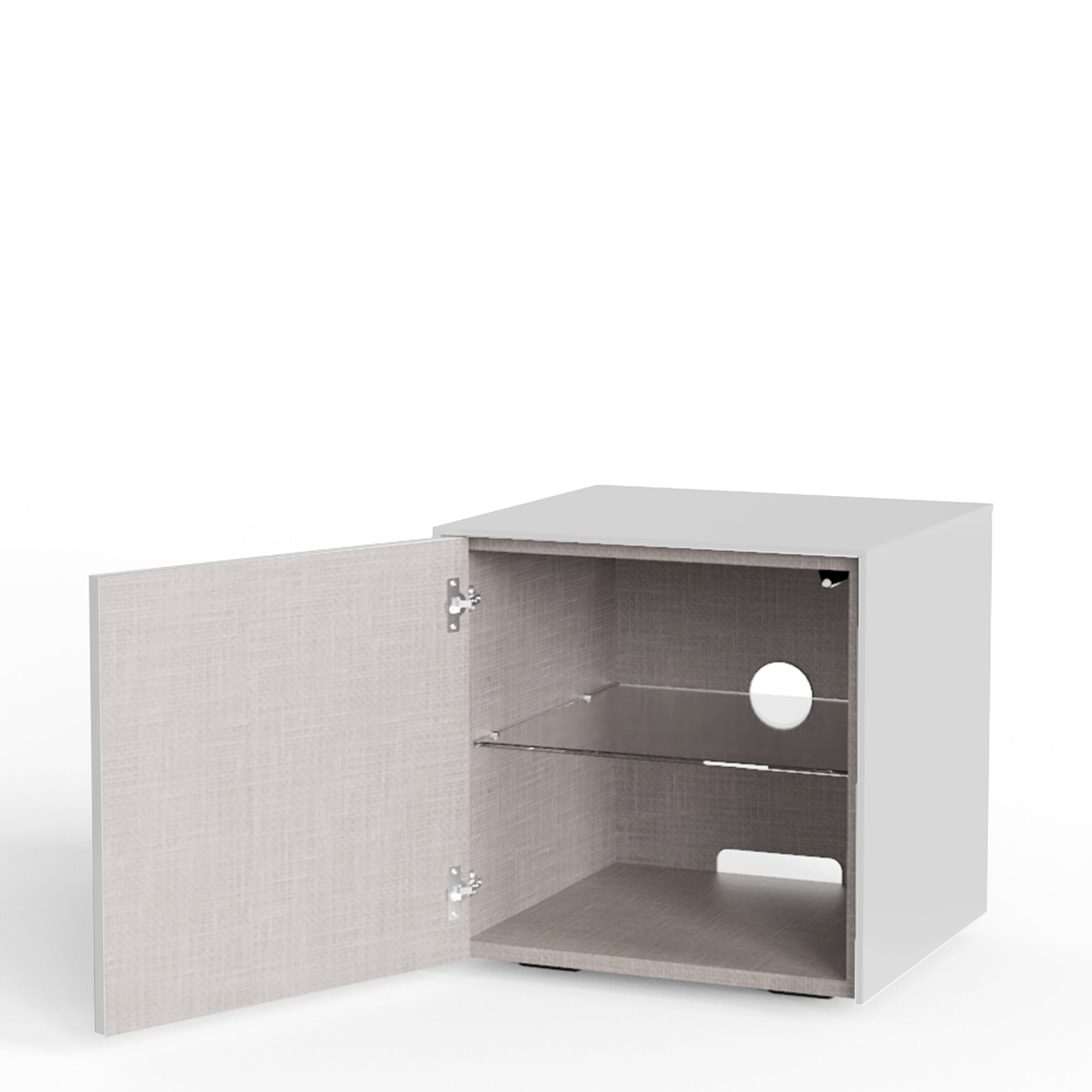 Lamp Table In White Gloss (Warehouse Assembly With Premier Delivery)