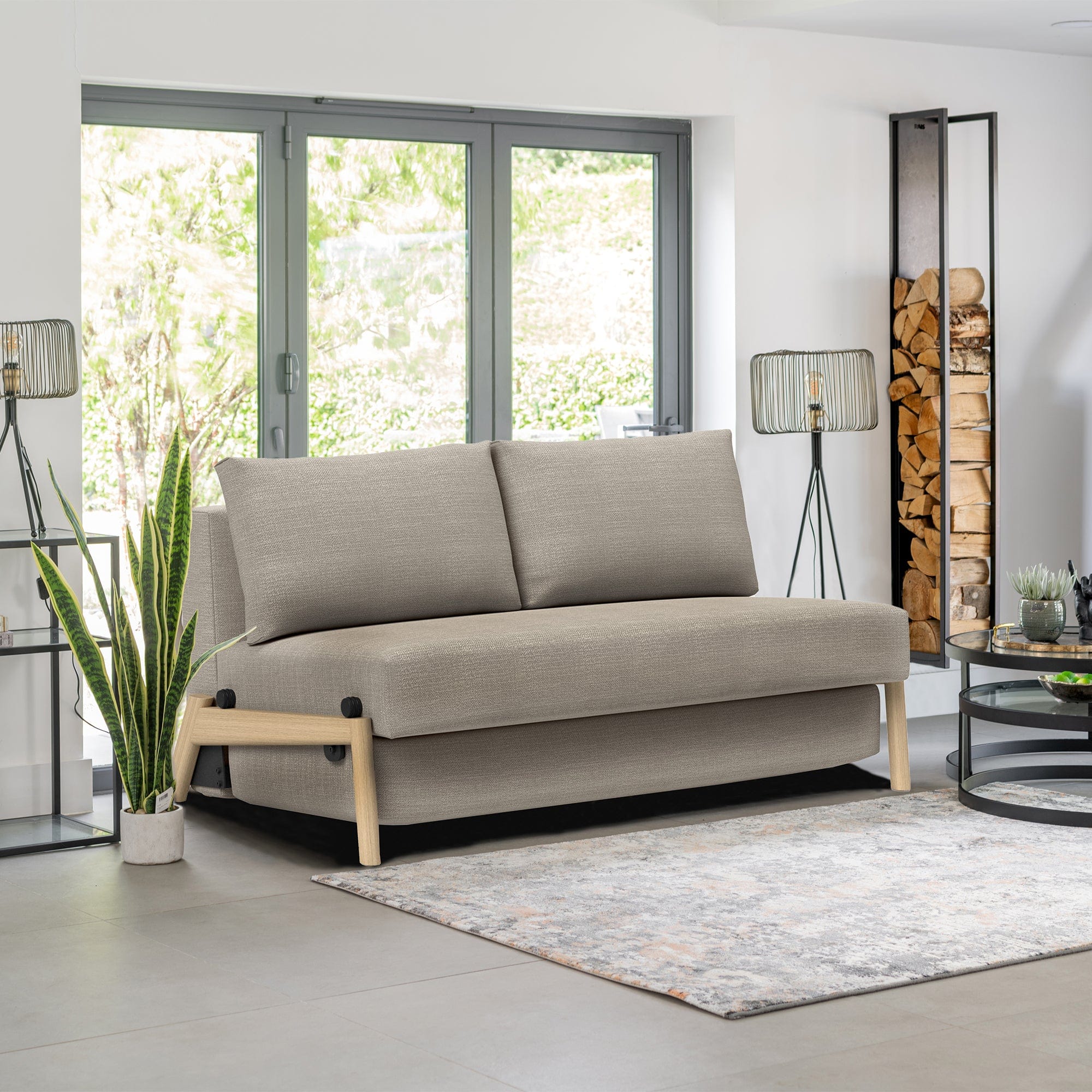 Scandi - Sofabed In Fabric 90cm