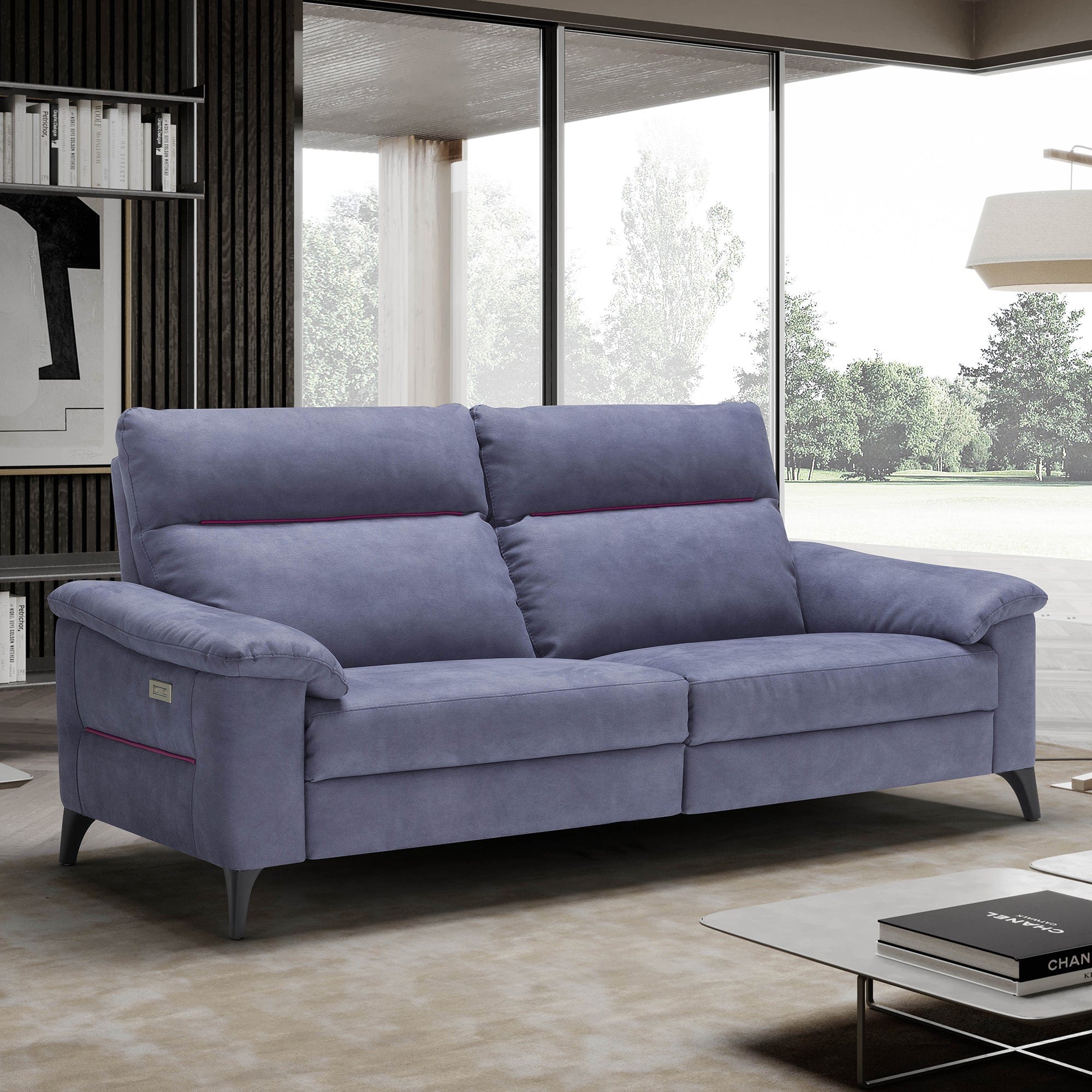 Treviso - 3 Seat Power Recliner Sofa, Fabric