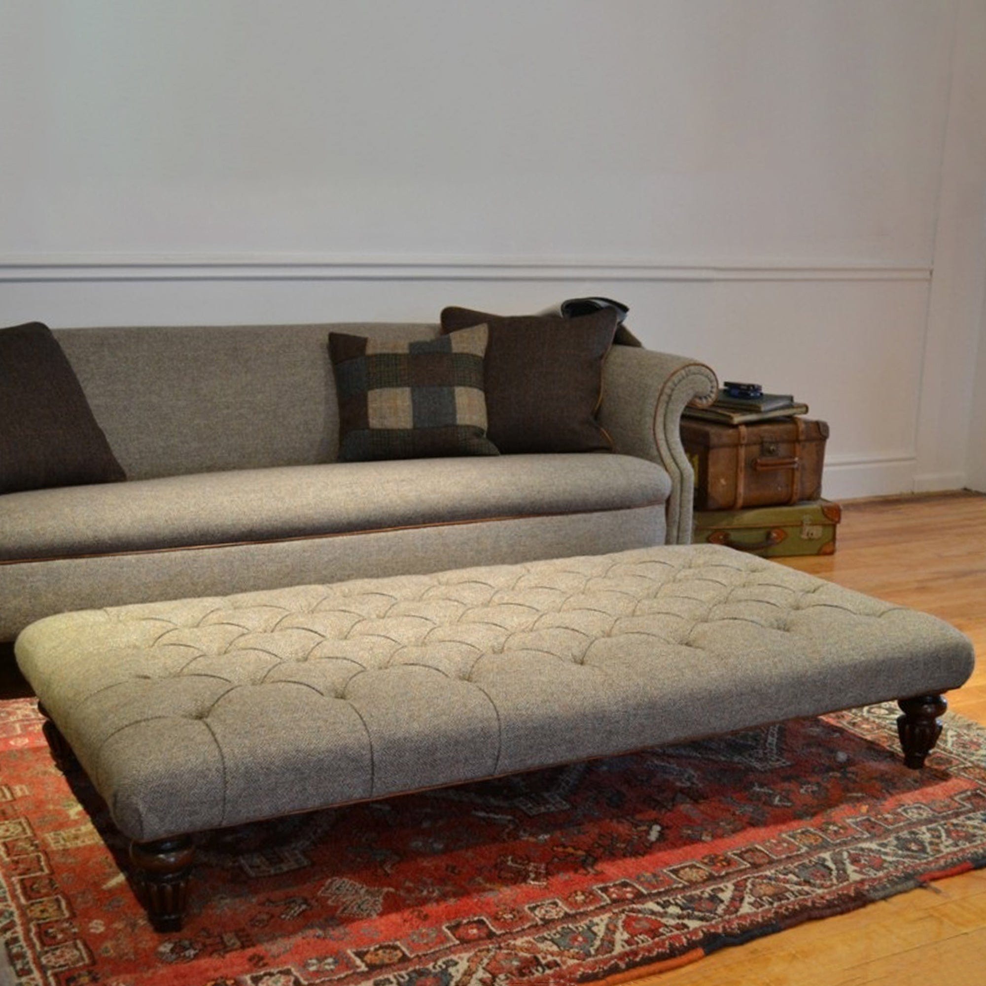 Tetrad Bowmore - Rectangular Footstool, Fabric