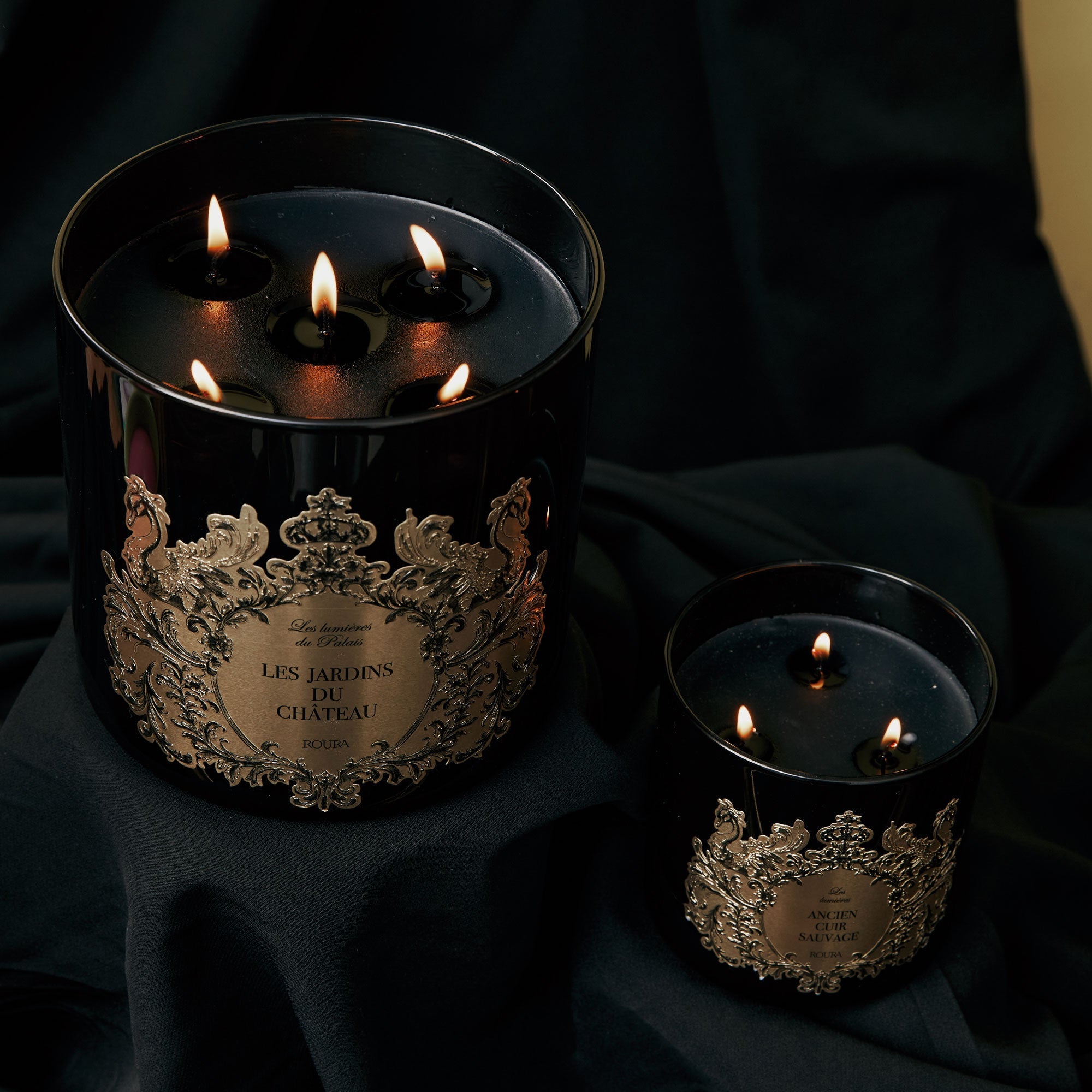 Roura Ancien Cuir Sauvage - Lotus Flower, Jasmine Sambac & Iris 5 Wick Scented Candle 1600g
