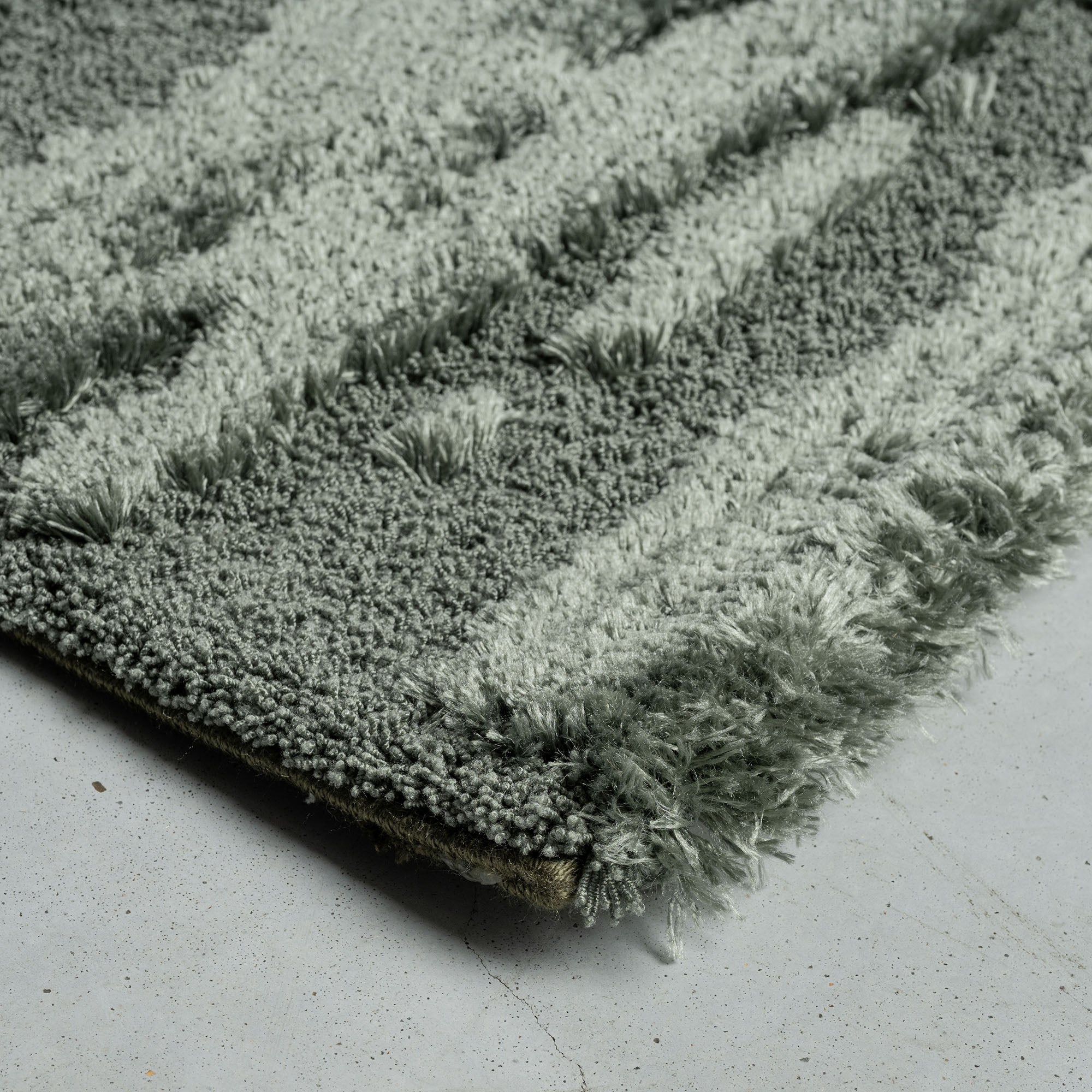 Cleo Green - Striped Rug