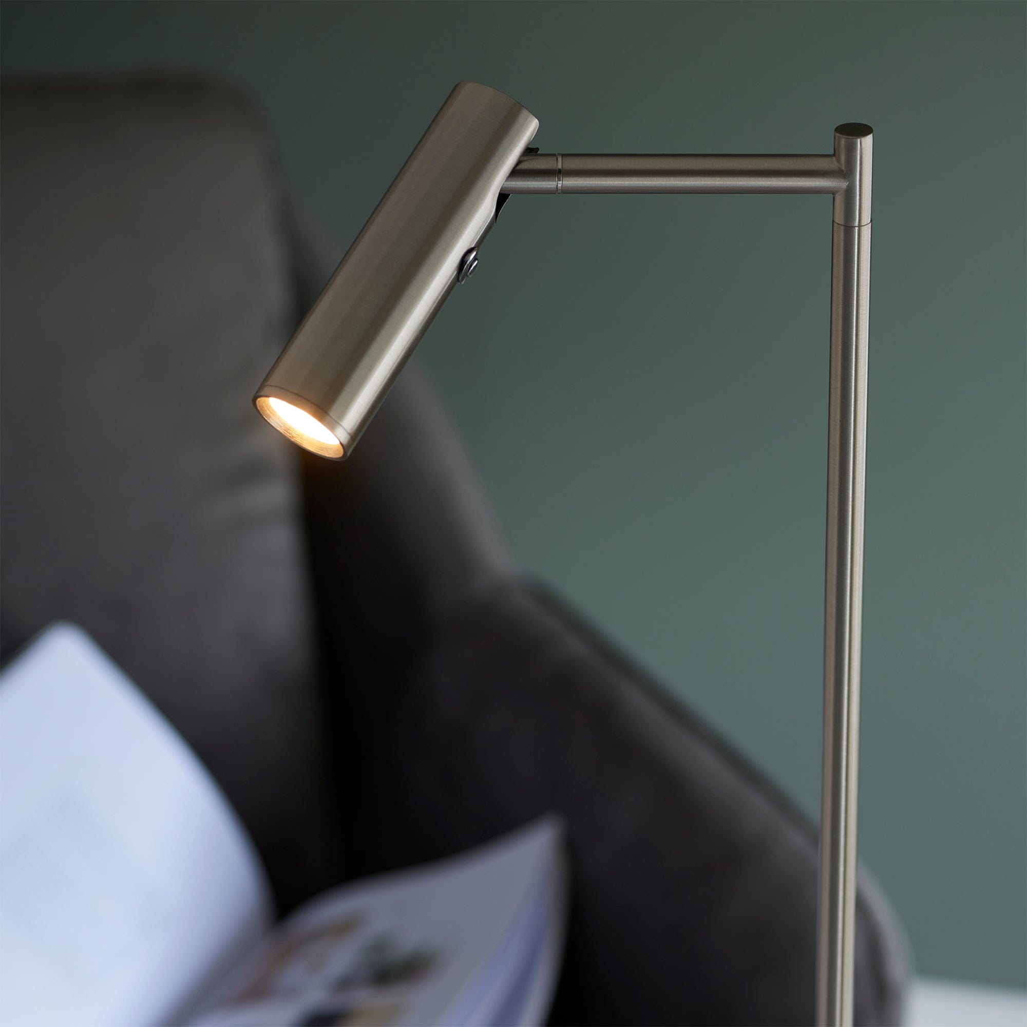Didi Reader Floor Lamp Silver