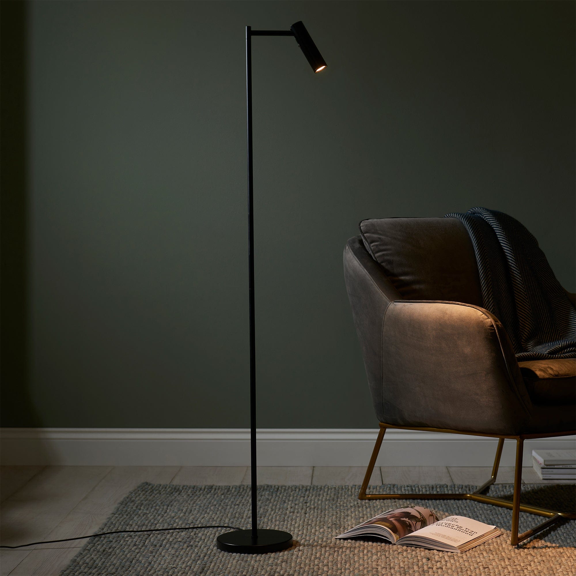 Didi Reader Floor Lamp Black