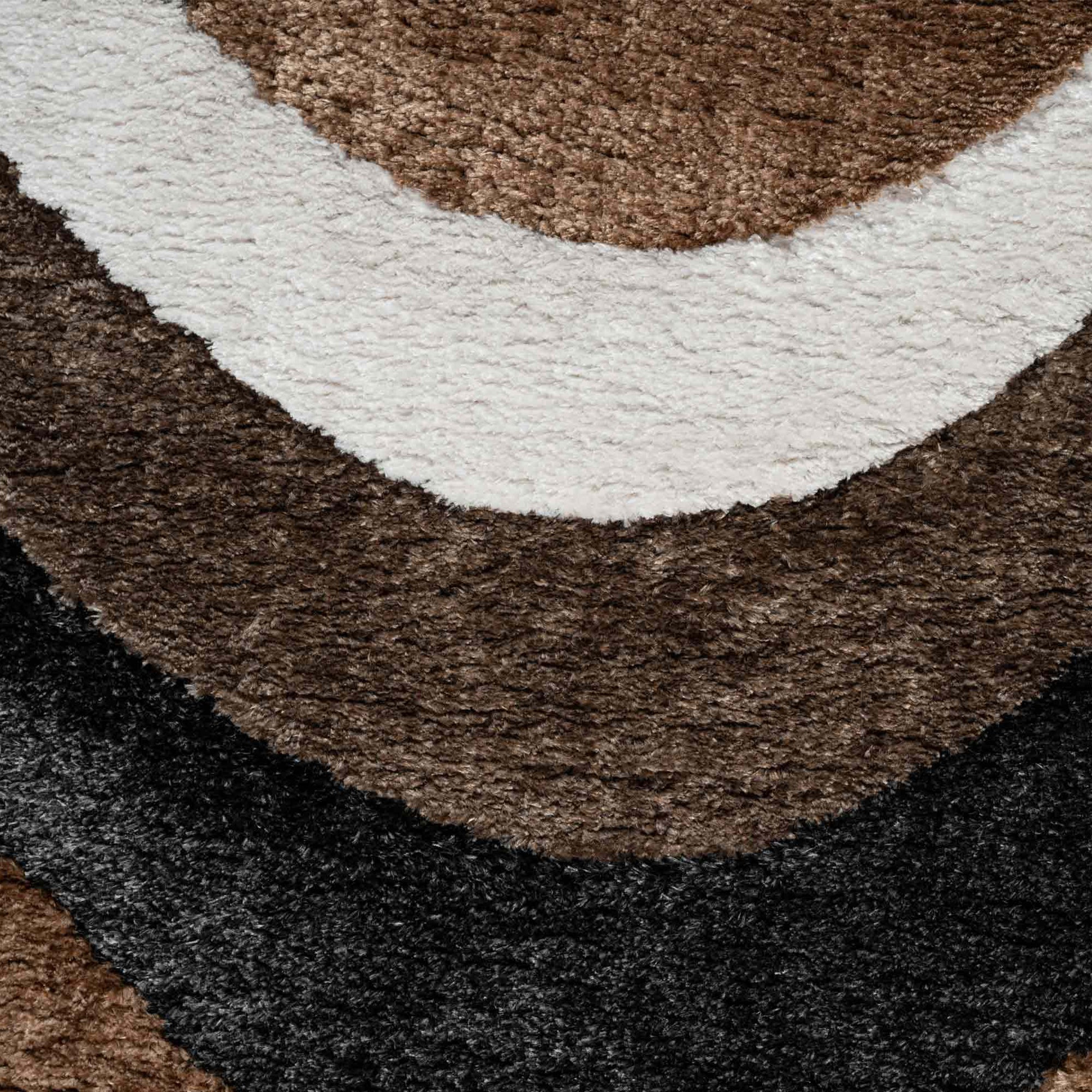 Dune Brown - Patterned Rug