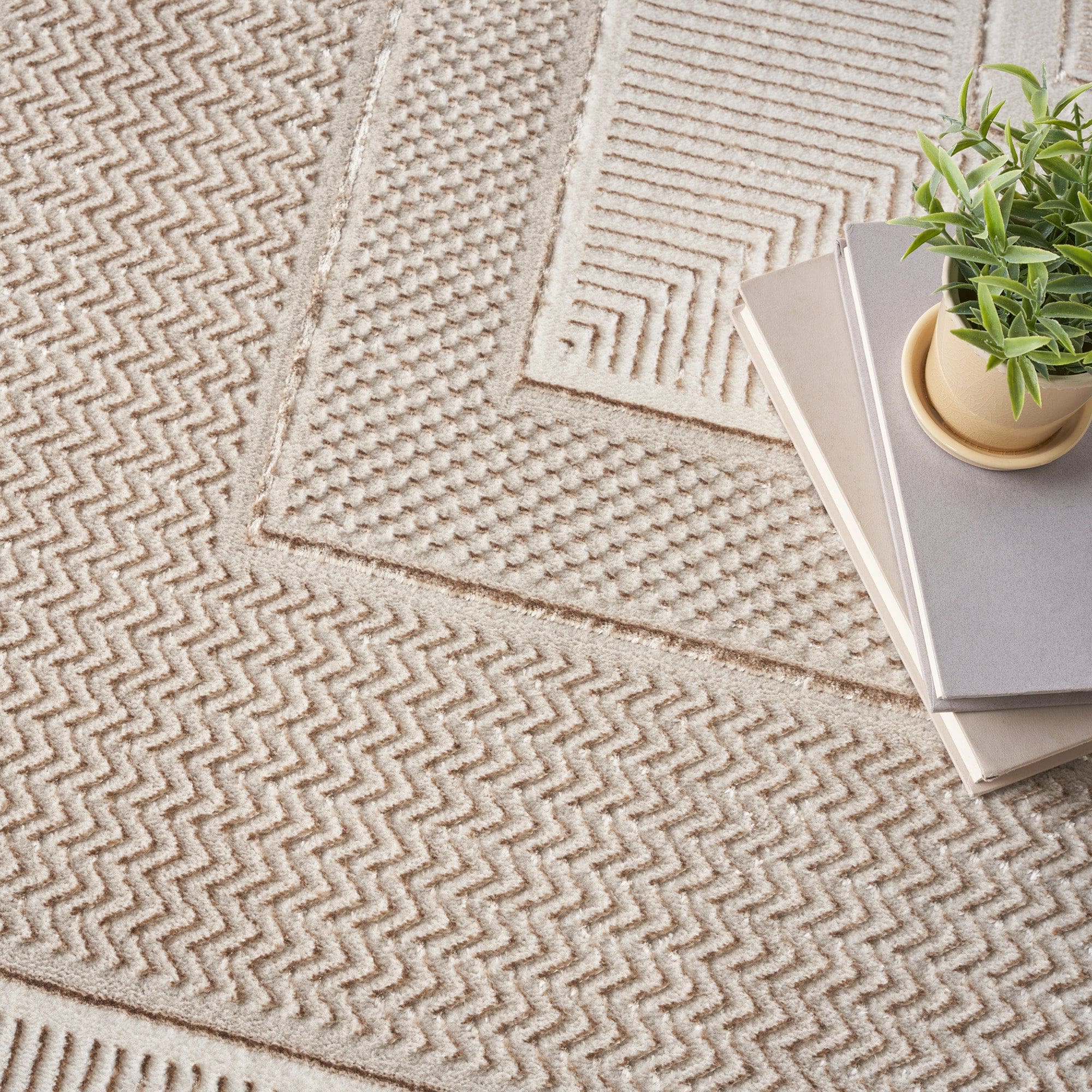 Rug GLZ07 Ivory 239cm x 300cm