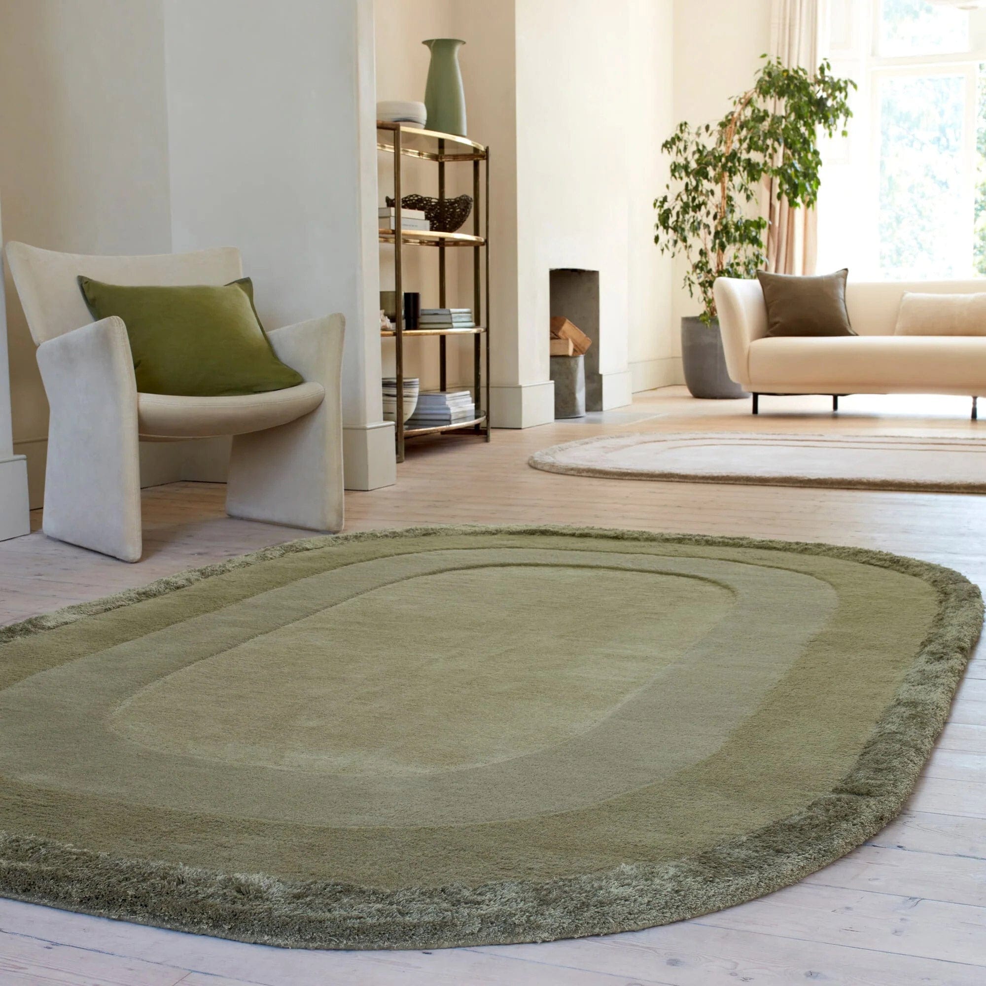 Halo Oval - Wool Rug