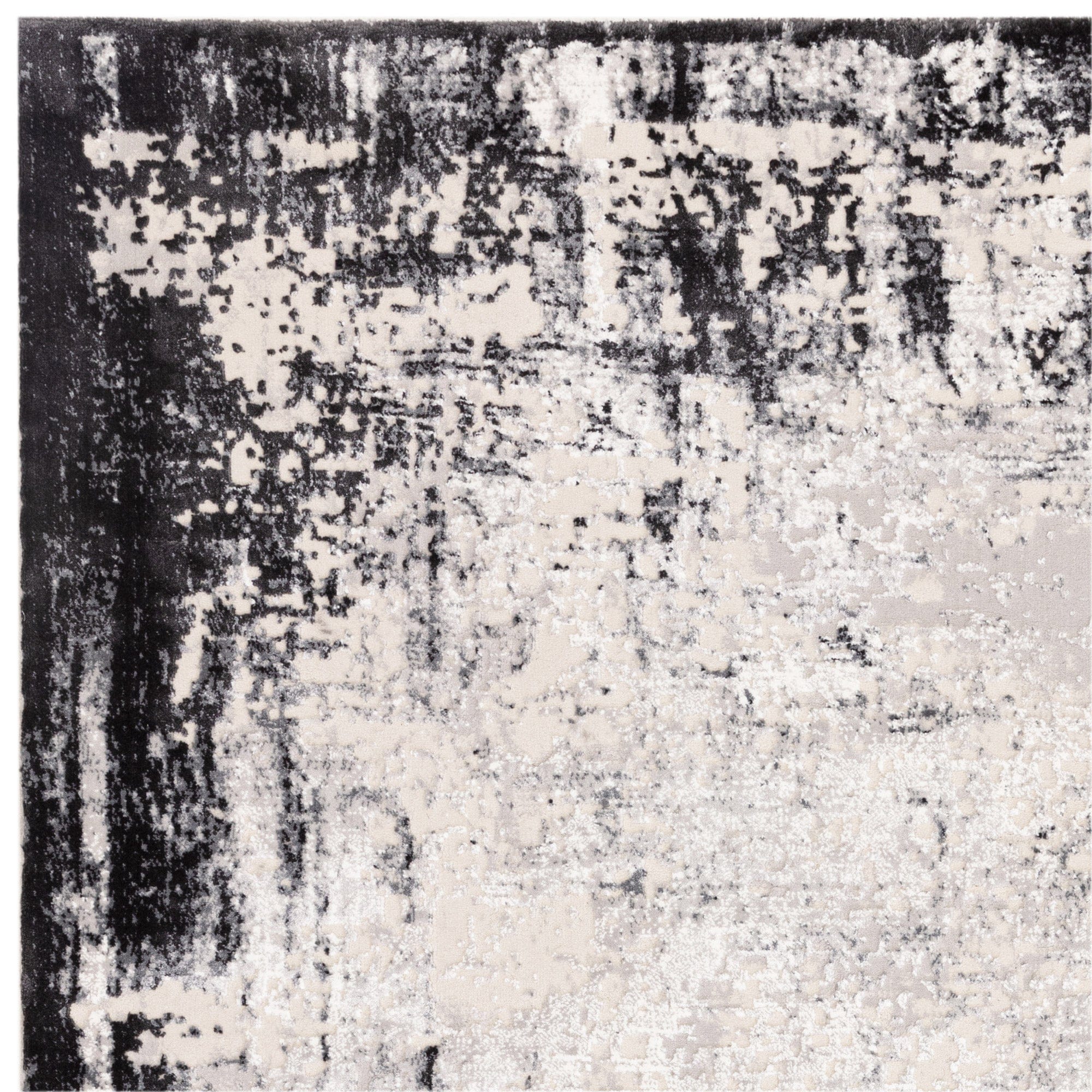 Kuza Border Rug Grey 200cm x 290cm