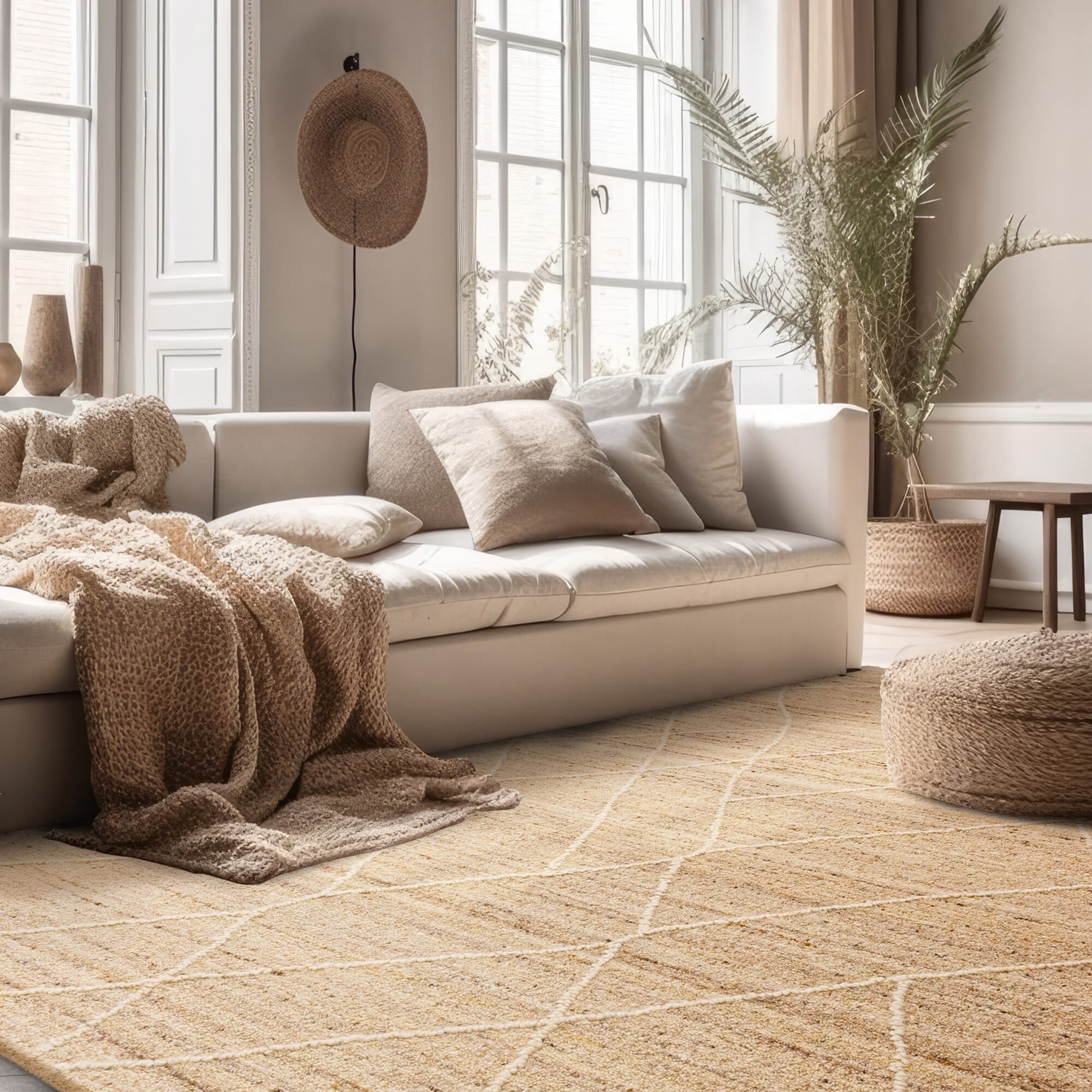 Noah Rug Natural 200cm x 290cm