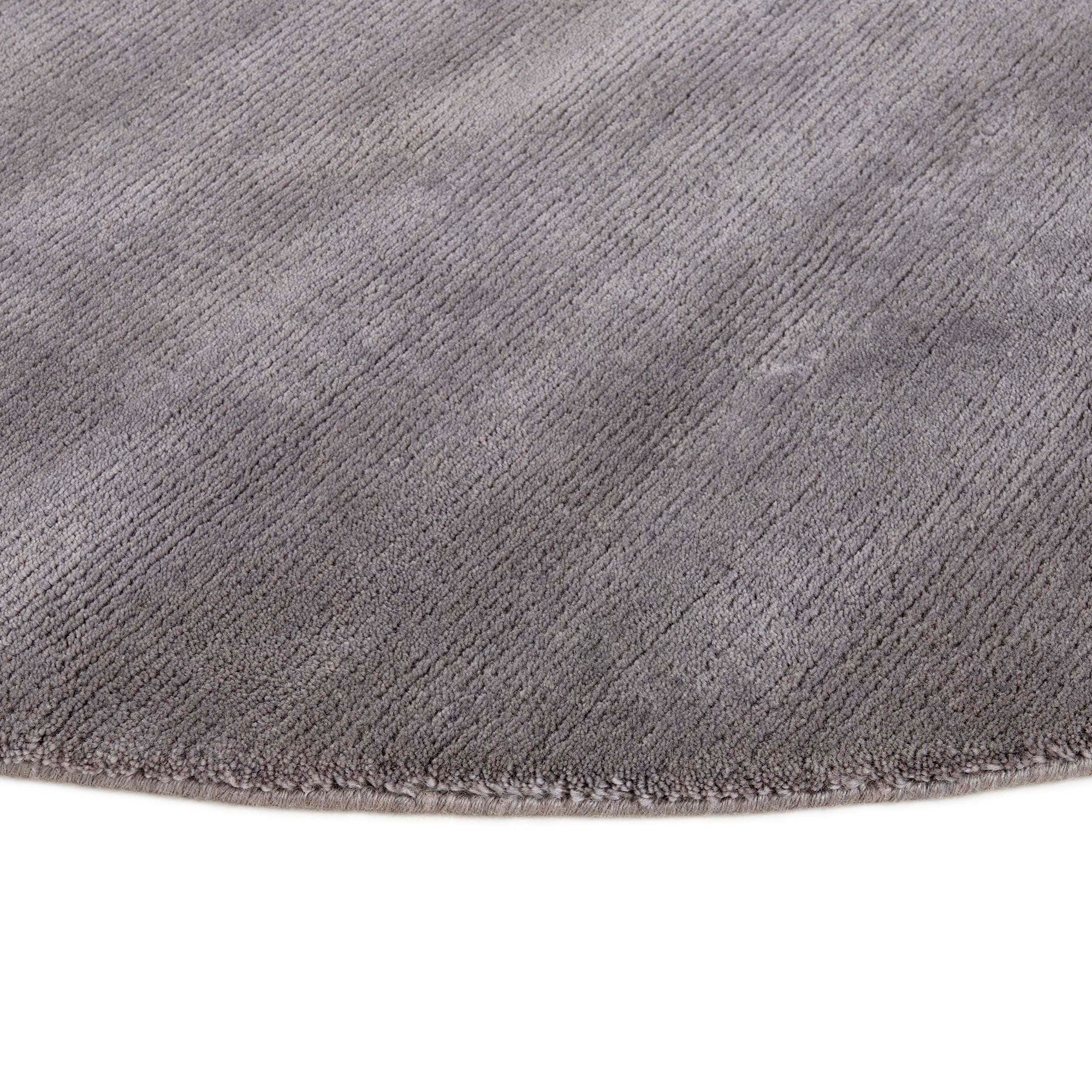 Northern Light - Wool Round Rug Concrete 150cm